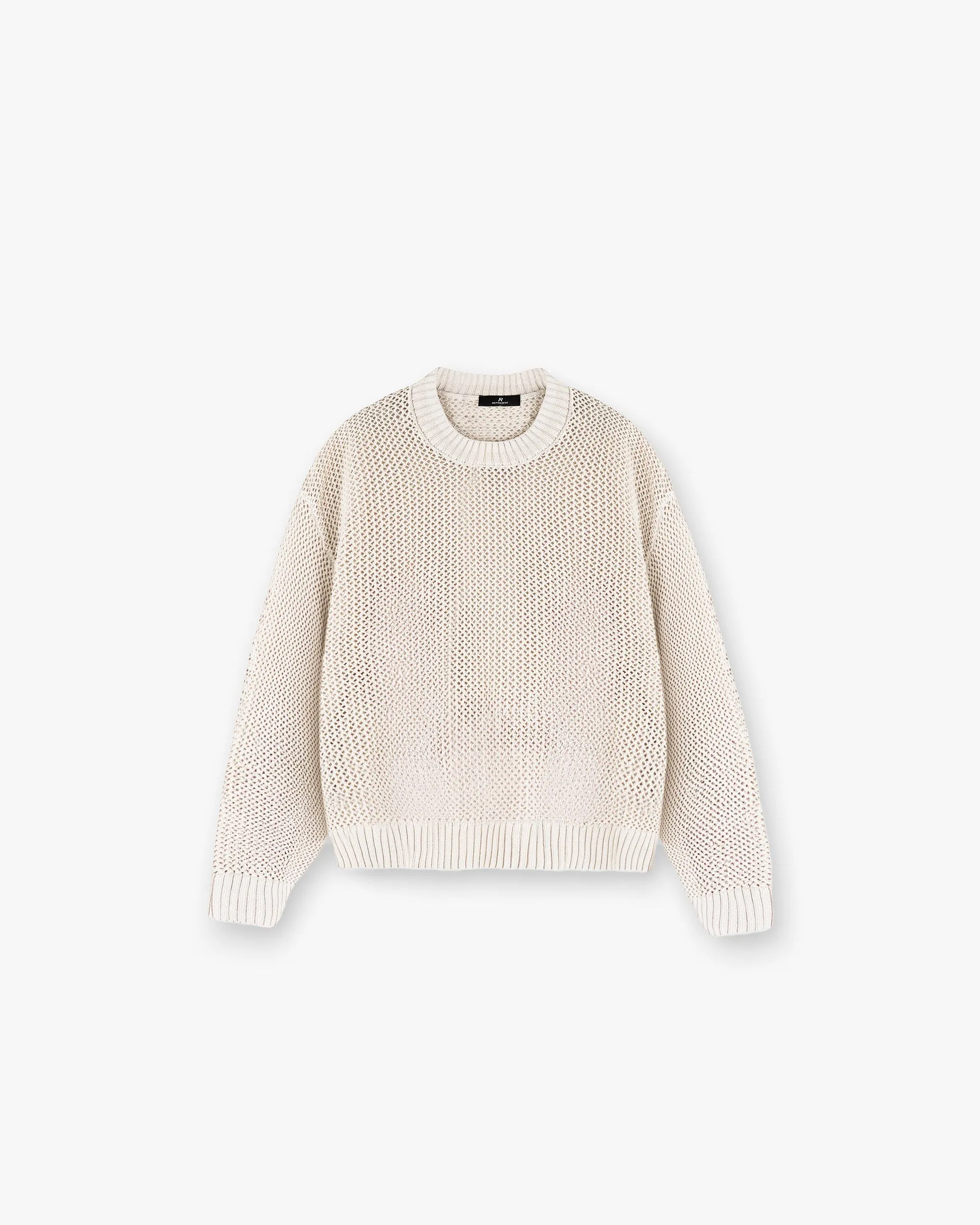 Open Gauge Knit Sweater - Off White sold by Represent
