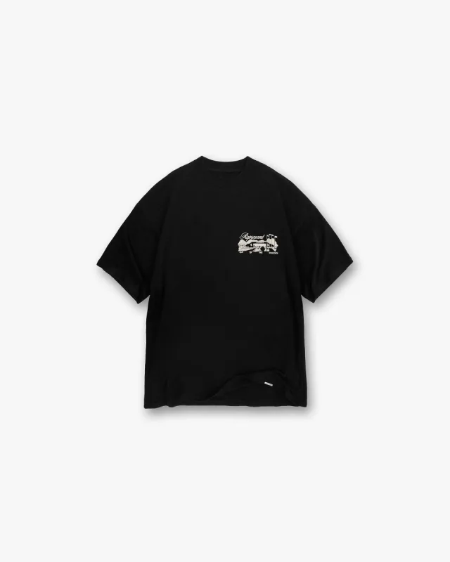 Raceway T-Shirt - Jet Black sold by Represent