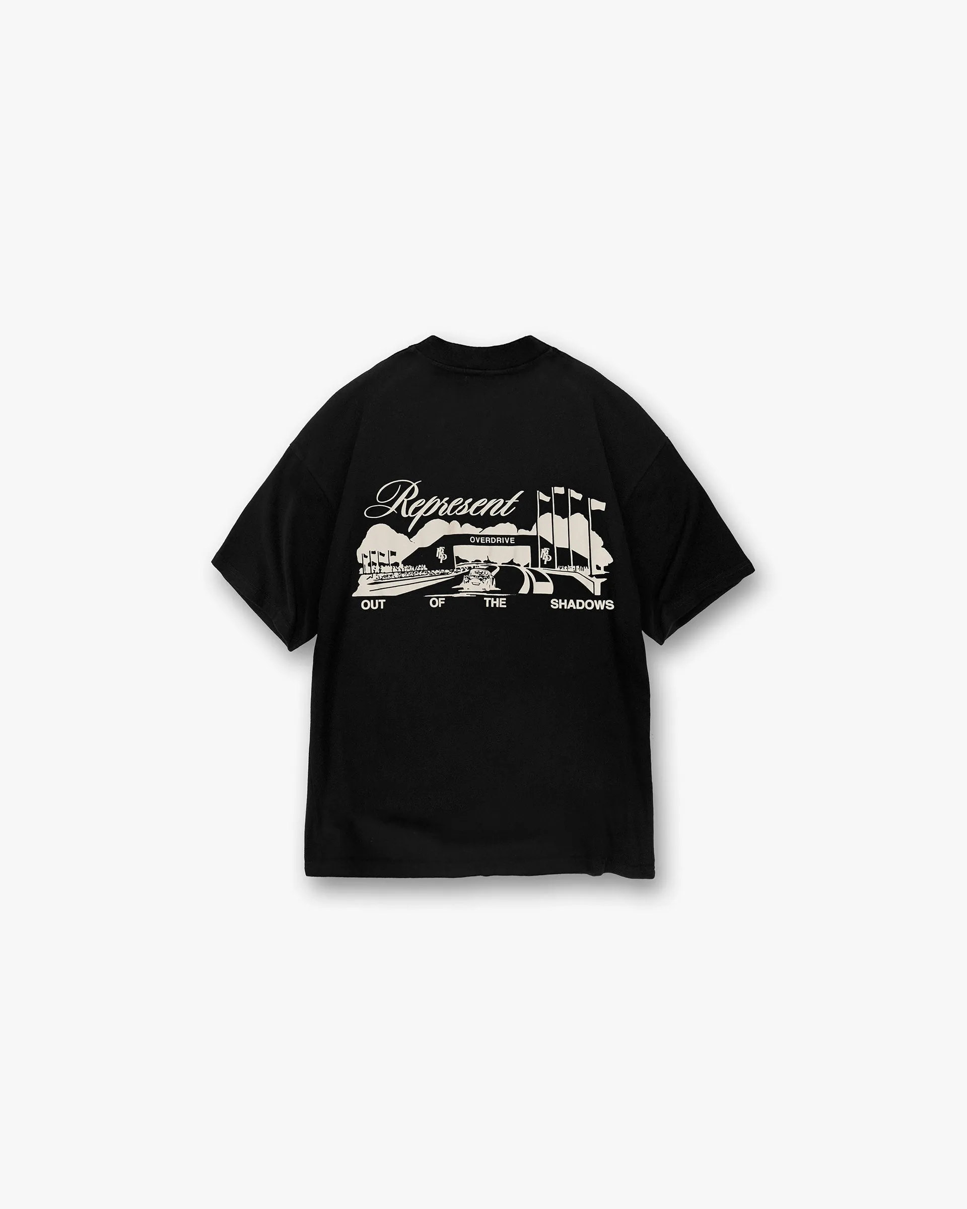 Raceway T-Shirt - Jet Black sold by Represent product image thumbnail 2