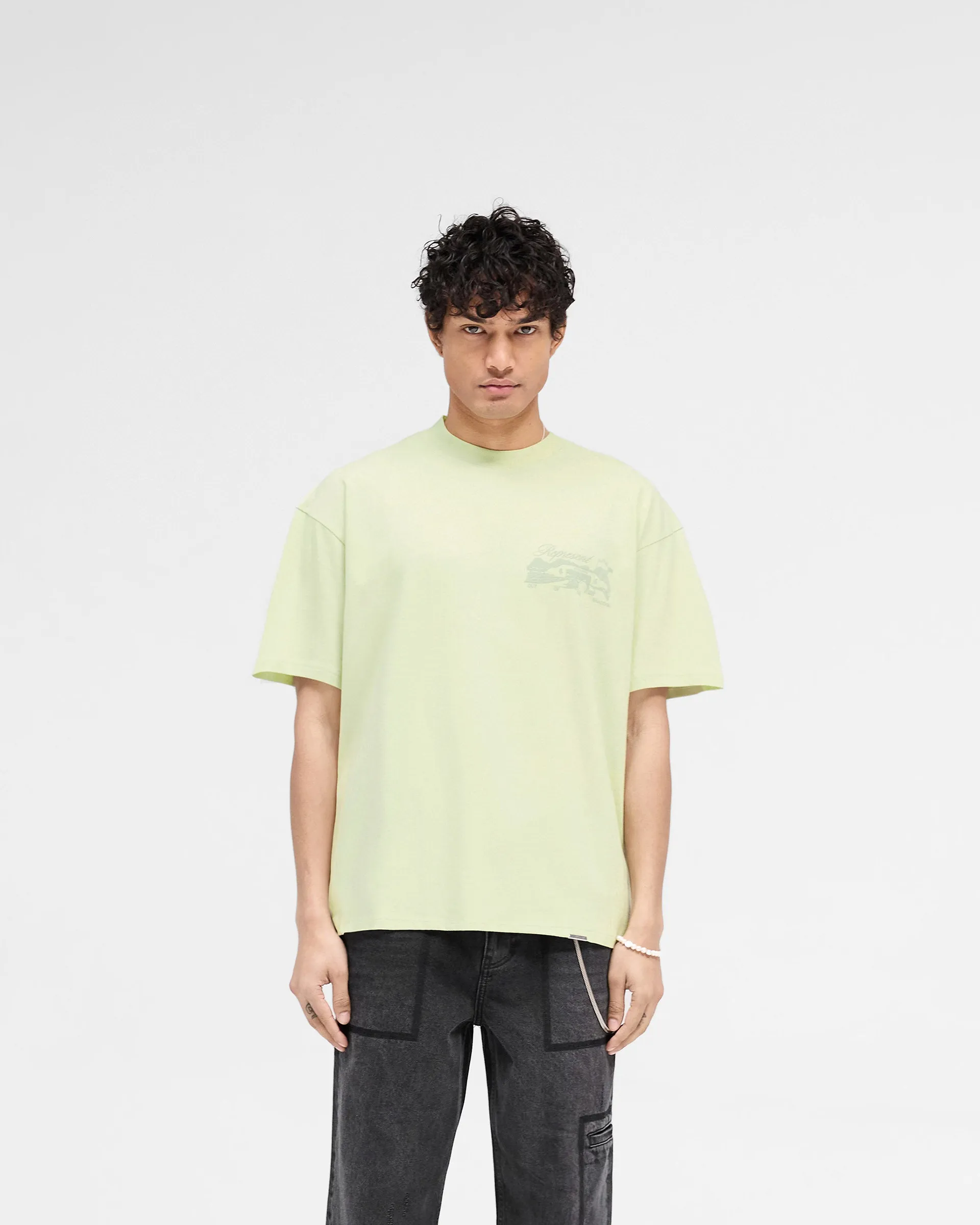 Raceway T-Shirt - Matcha sold by Represent product image thumbnail 3