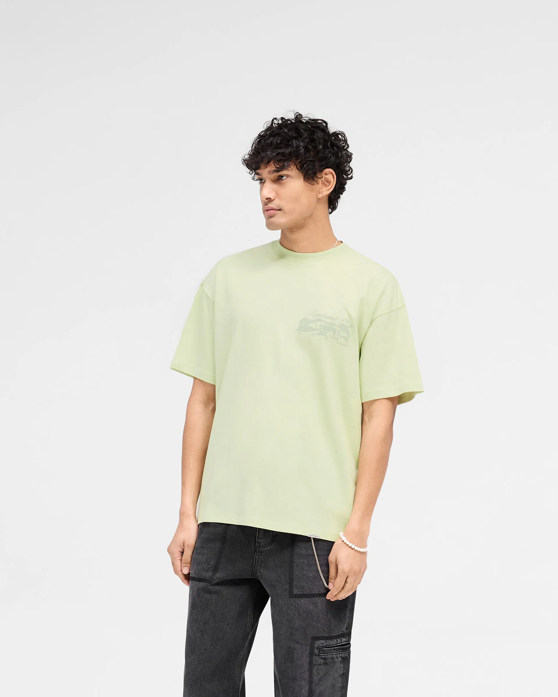 Raceway T-Shirt - Matcha sold by Represent product image thumbnail 4