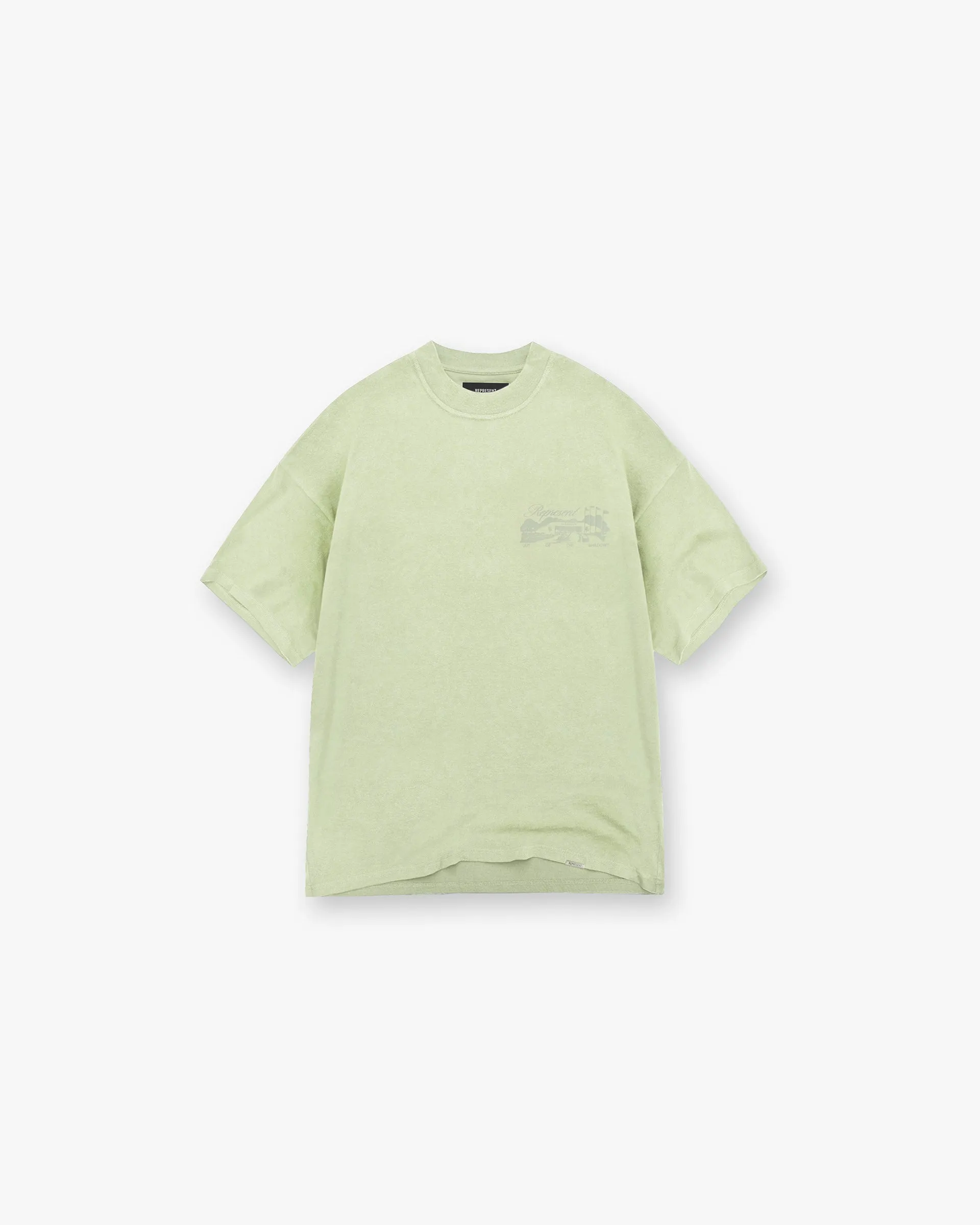 Raceway T-Shirt - Matcha sold by Represent