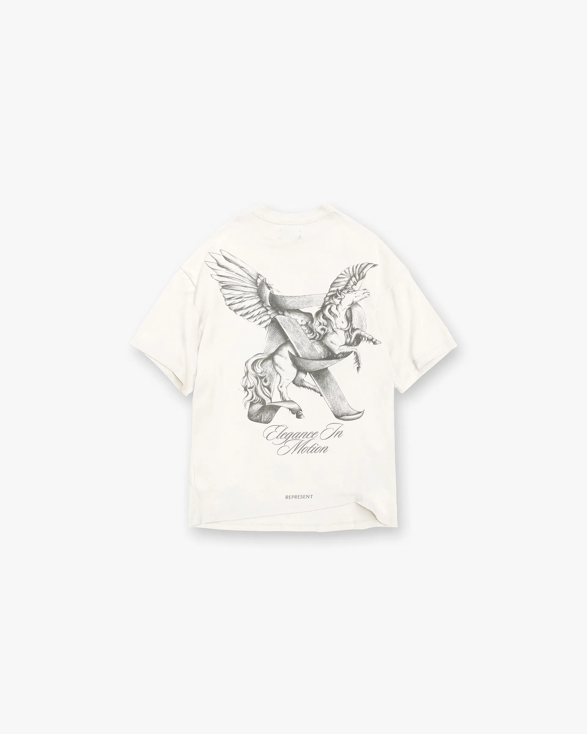 Elegance In Motion T-Shirt - Flat White sold by Represent product image thumbnail 2