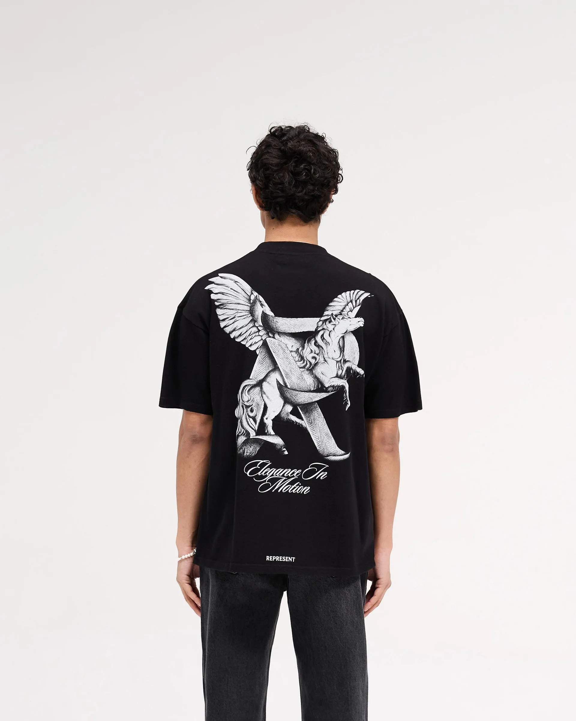 Elegance In Motion T-Shirt - Jet Black sold by Represent product image thumbnail 5