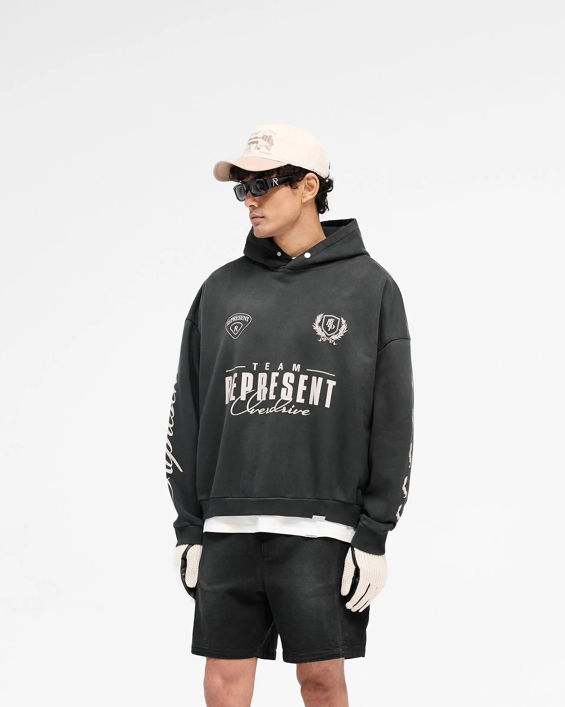 World Championship Hoodie - Stained Black sold by Represent product image thumbnail 4