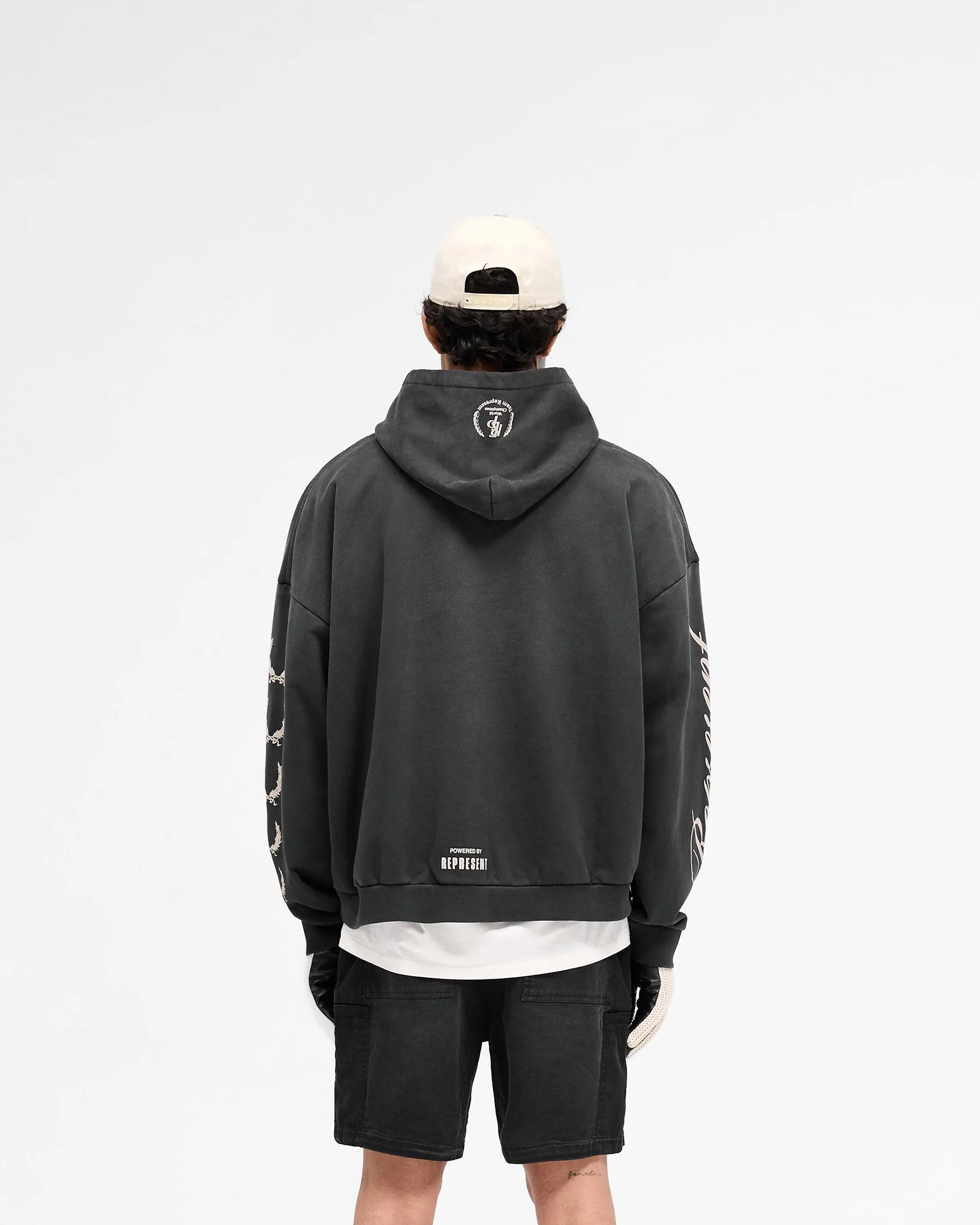 World Championship Hoodie - Stained Black sold by Represent product image thumbnail 5
