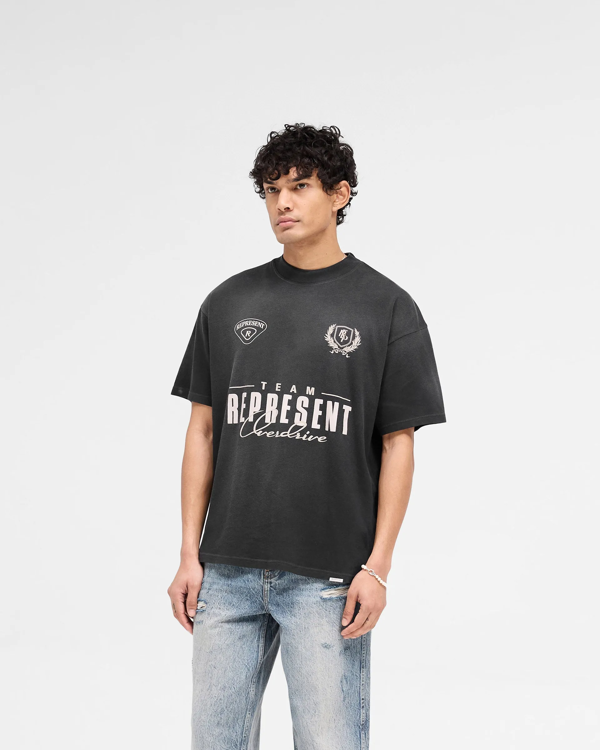 World Championship T-Shirt - Stained Black sold by Represent product image thumbnail 4