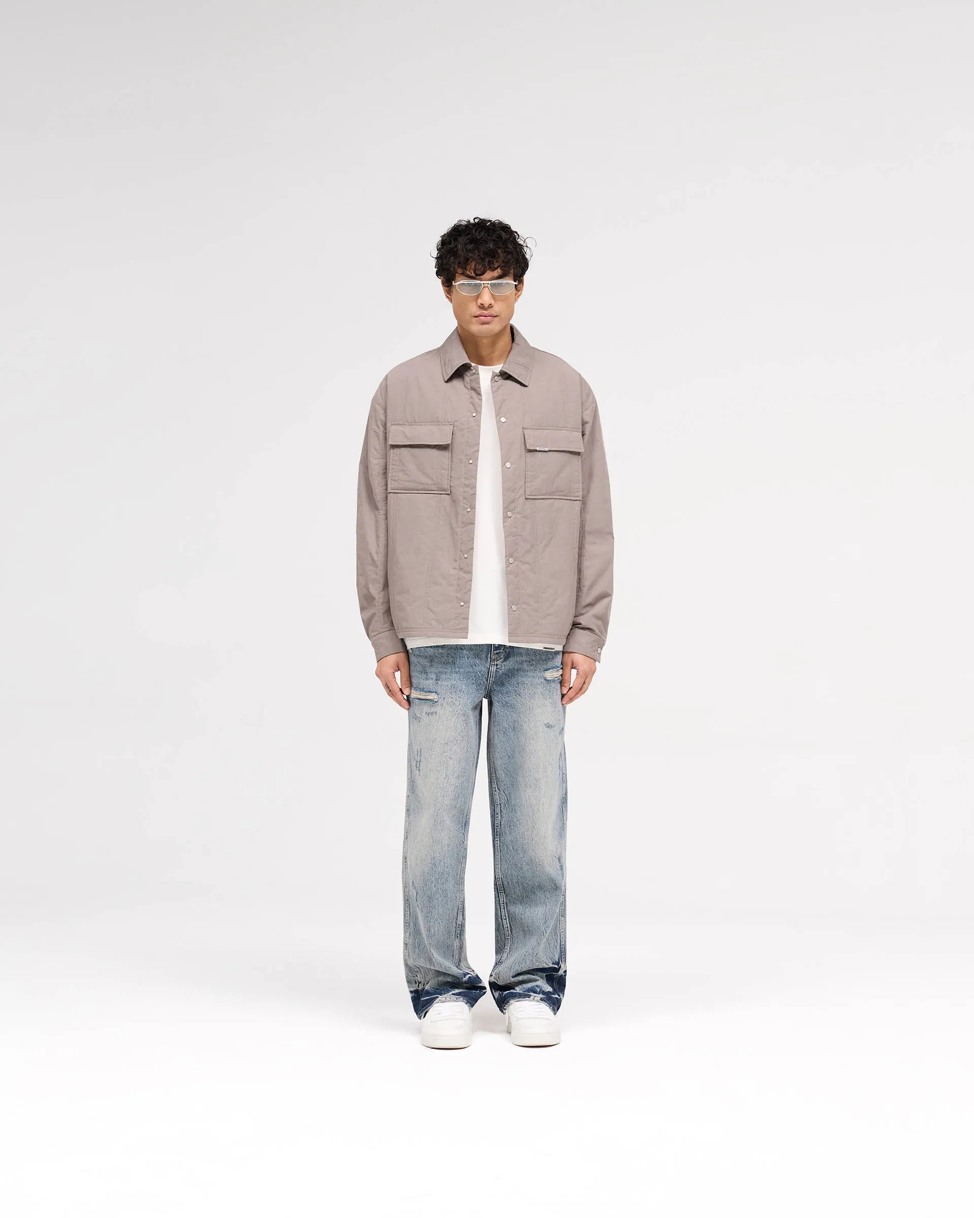 R3 Distressed Baggy Denim - Blue Cream sold by Represent product image thumbnail 5