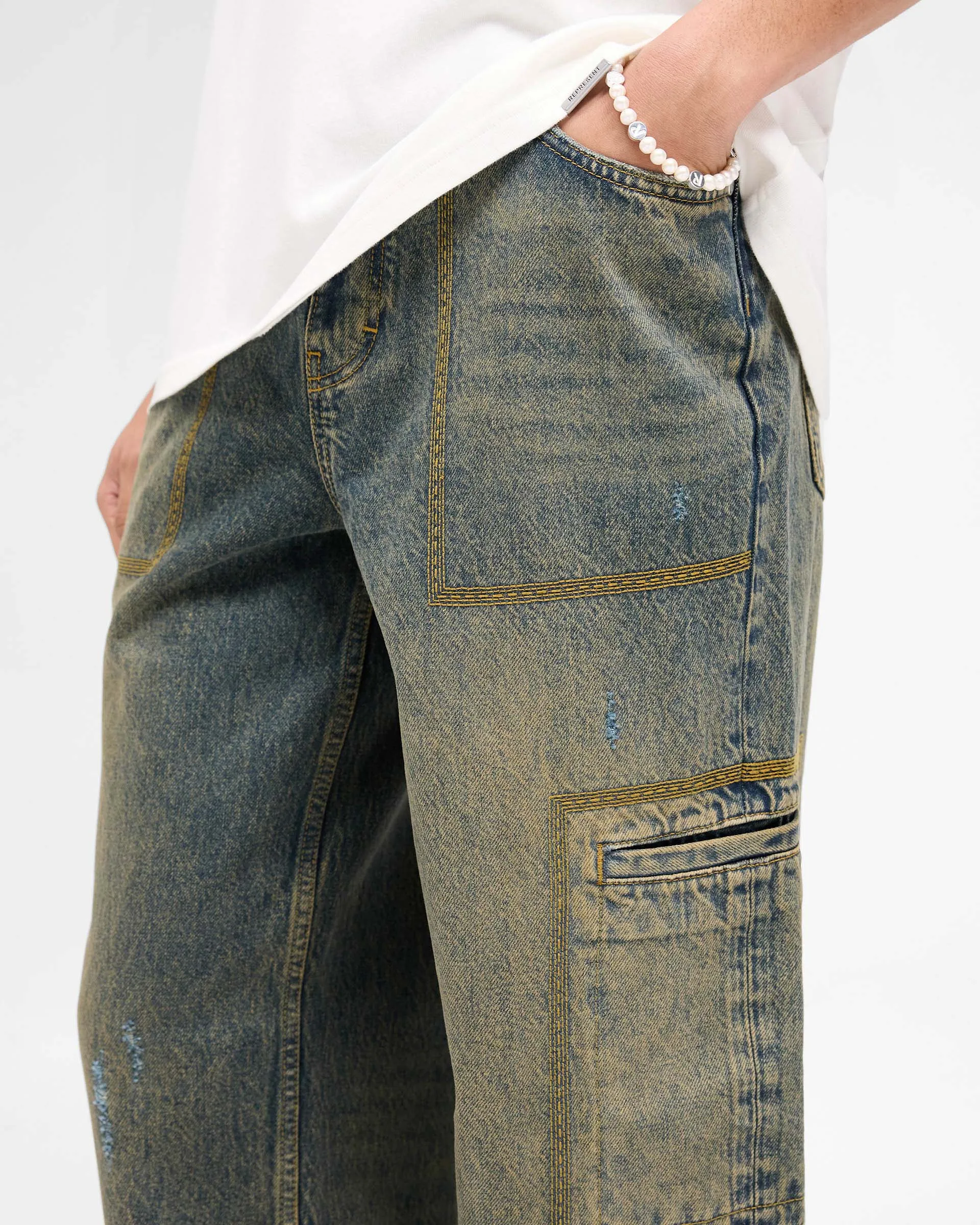 R3 Drive Denim - Tobacco Blue sold by Represent product image thumbnail 5