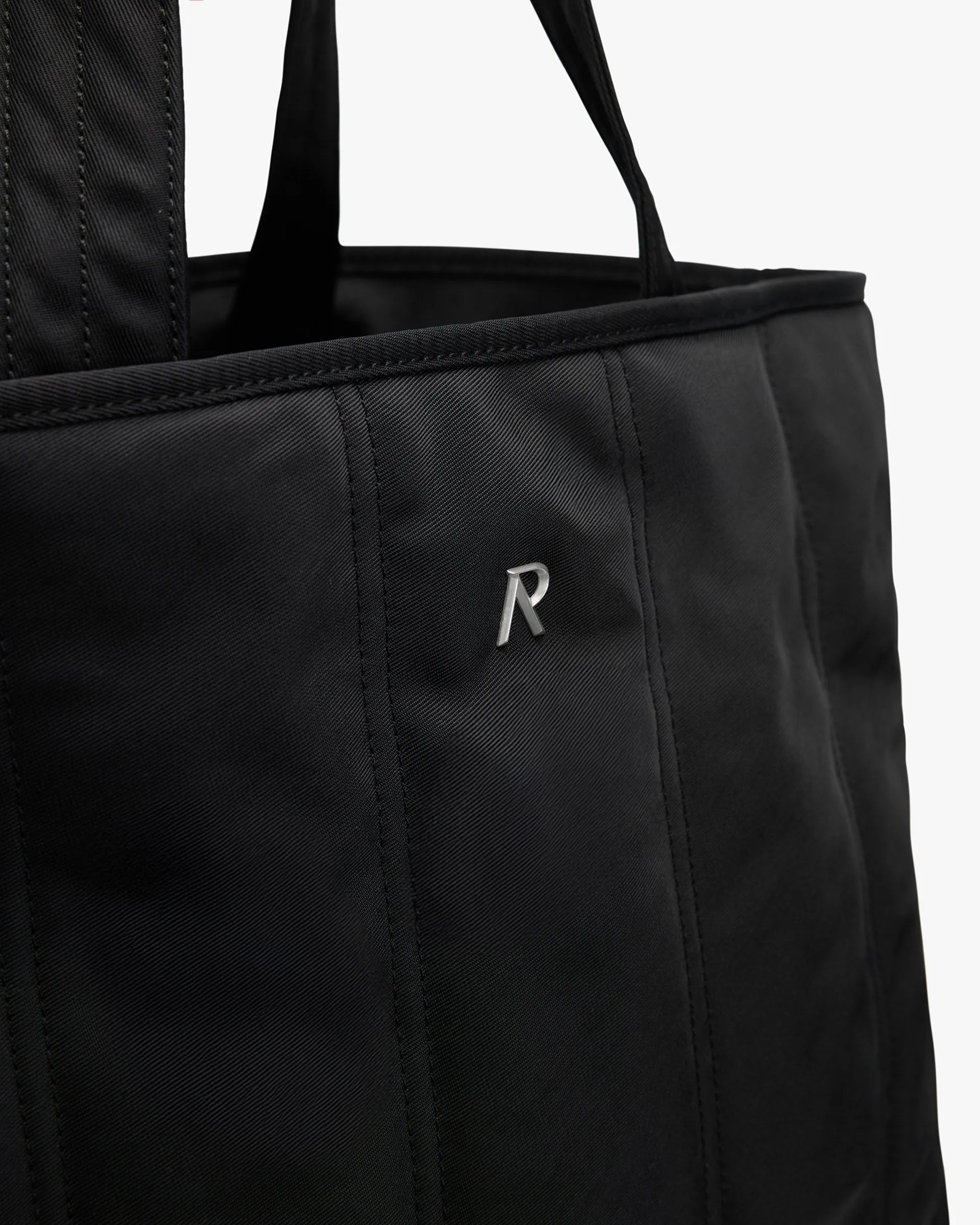 Quilted Tote Bag - Jet Black sold by Represent product image thumbnail 3