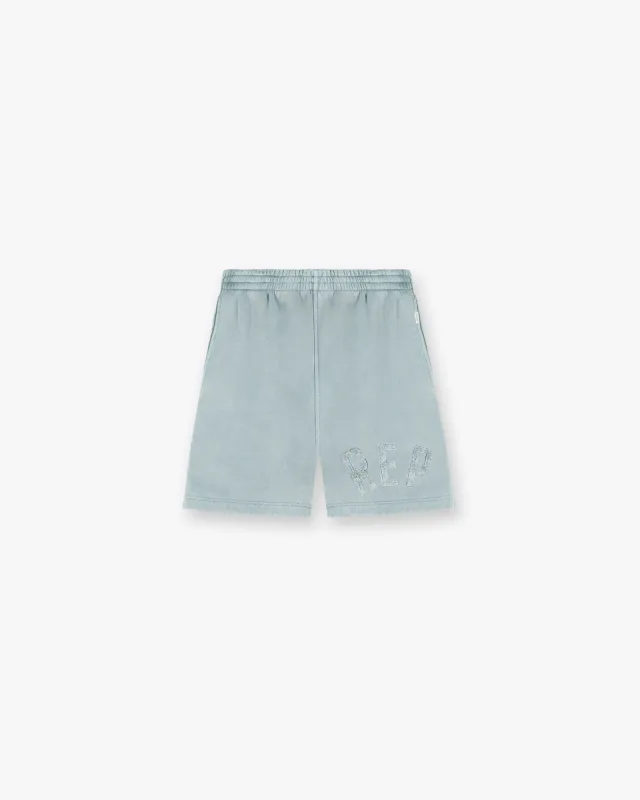 Rep Applique Shorts - Forest Green sold by Represent