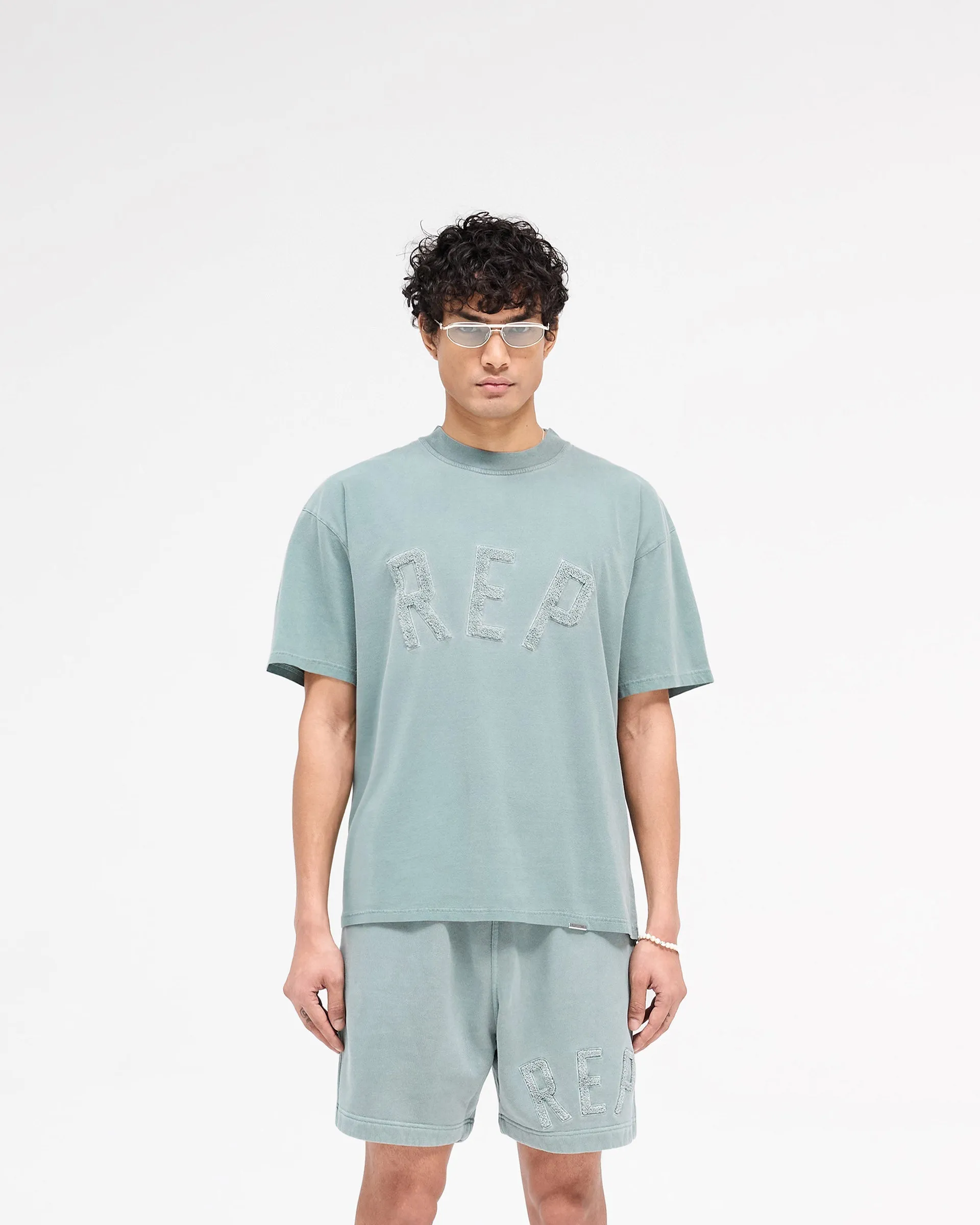 Rep Applique T-Shirt - Forest Green sold by Represent product image thumbnail 3