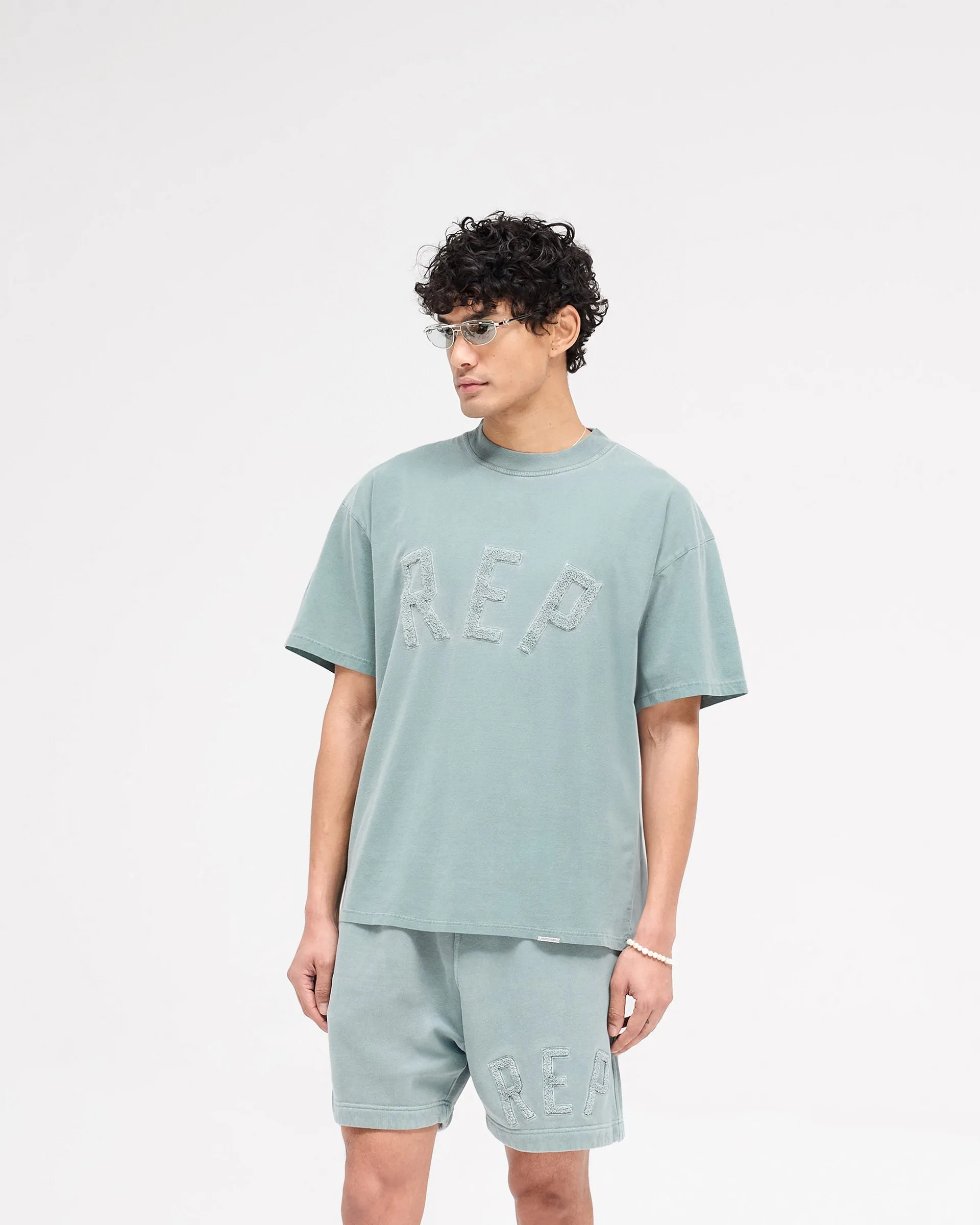 Rep Applique T-Shirt - Forest Green sold by Represent product image thumbnail 2