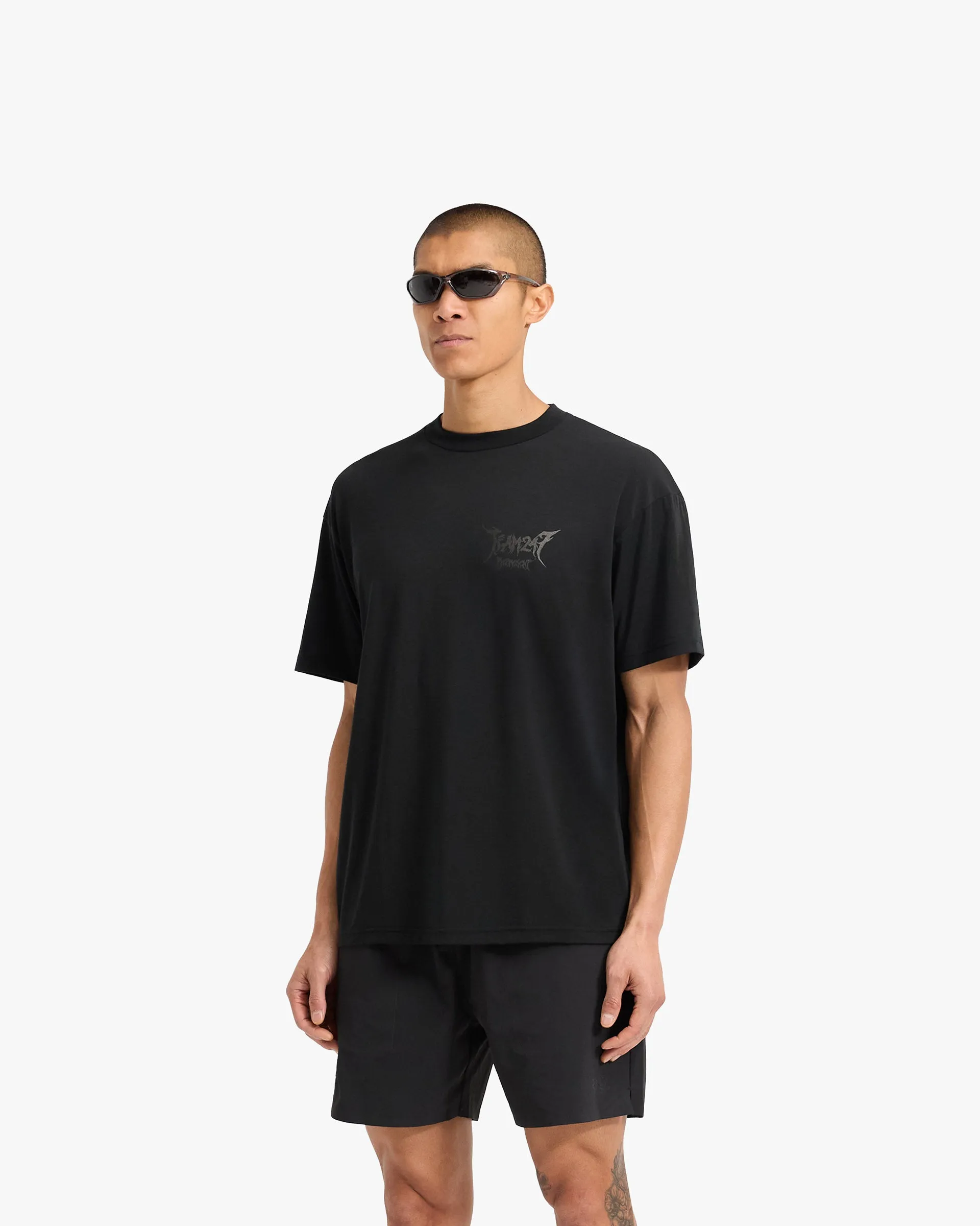 Team 247 X END Oversized T-Shirt - Jet Black sold by Represent product image thumbnail 4