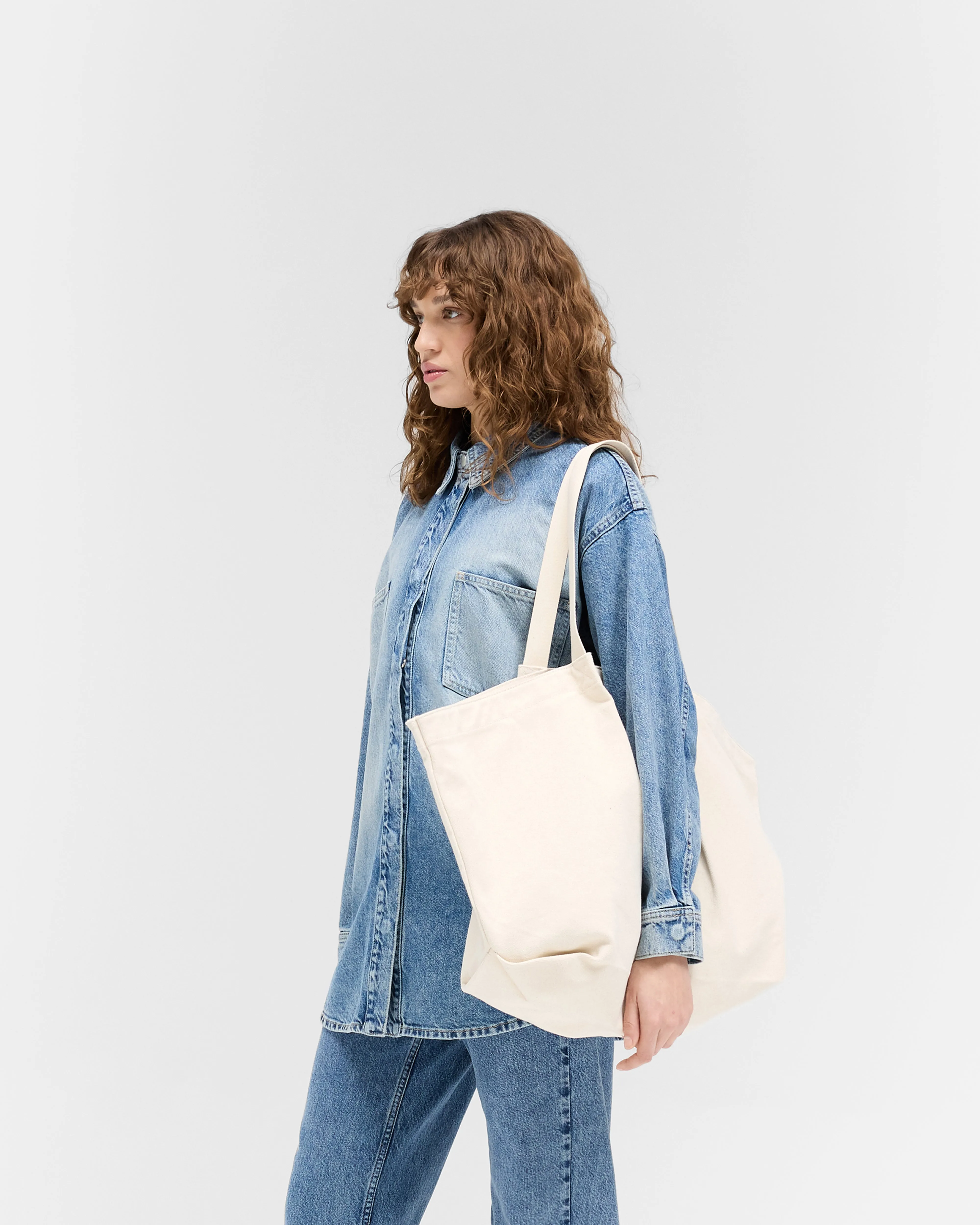 Denim Overshirt - Washed Blue sold by Represent product image thumbnail 2