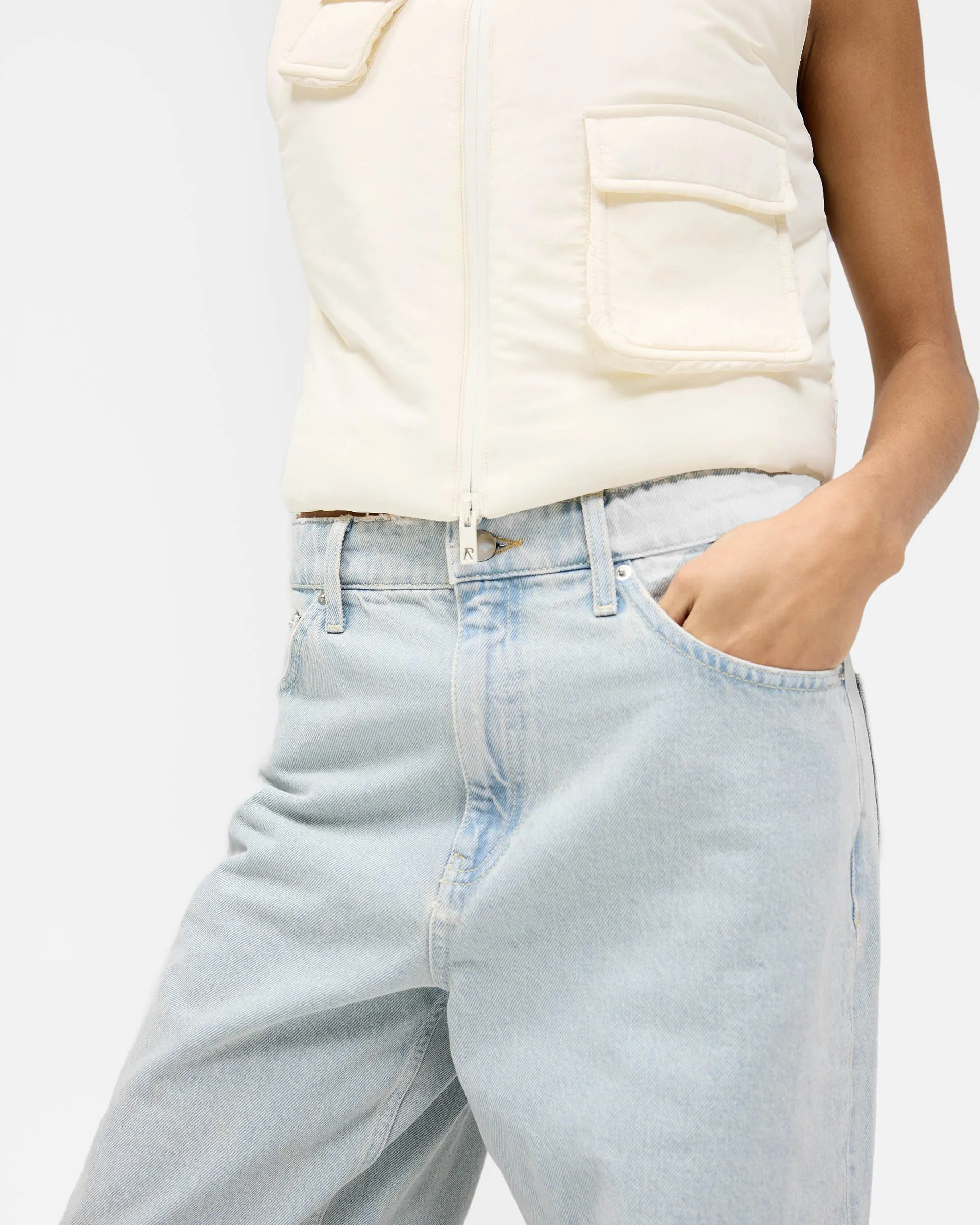Balloon Leg Jean - Ash Blue sold by Represent product image thumbnail 5