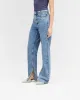 Split Hem Straight Jean - Washed Blue sold by Represent