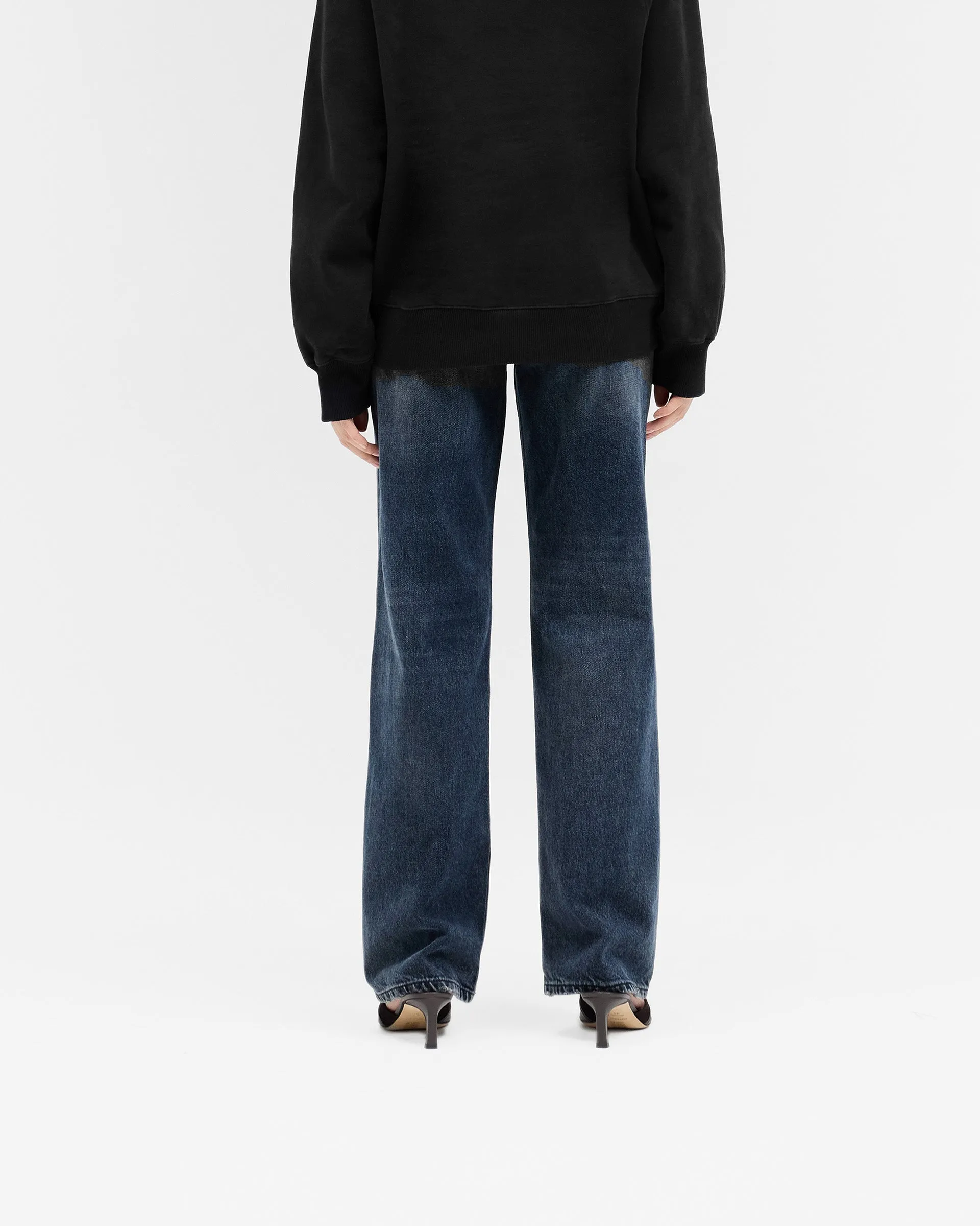 High Rise Straight Jean - Dark Blue sold by Represent product image thumbnail 4
