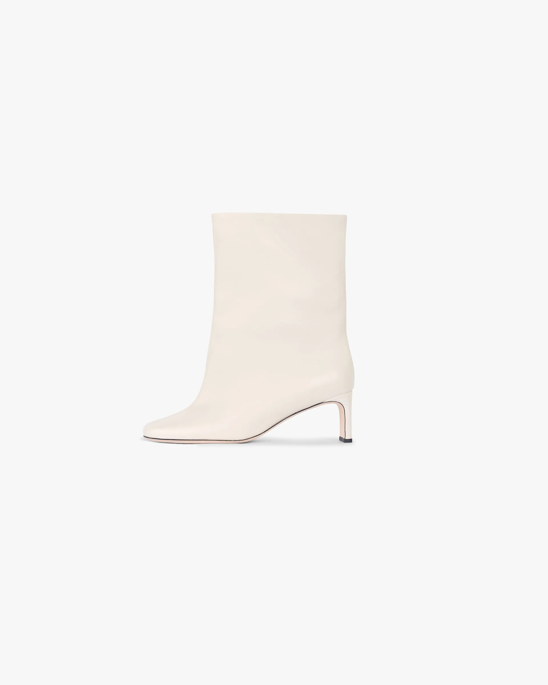Square Toe Ankle Boot - Ecru sold by Represent product image thumbnail 3