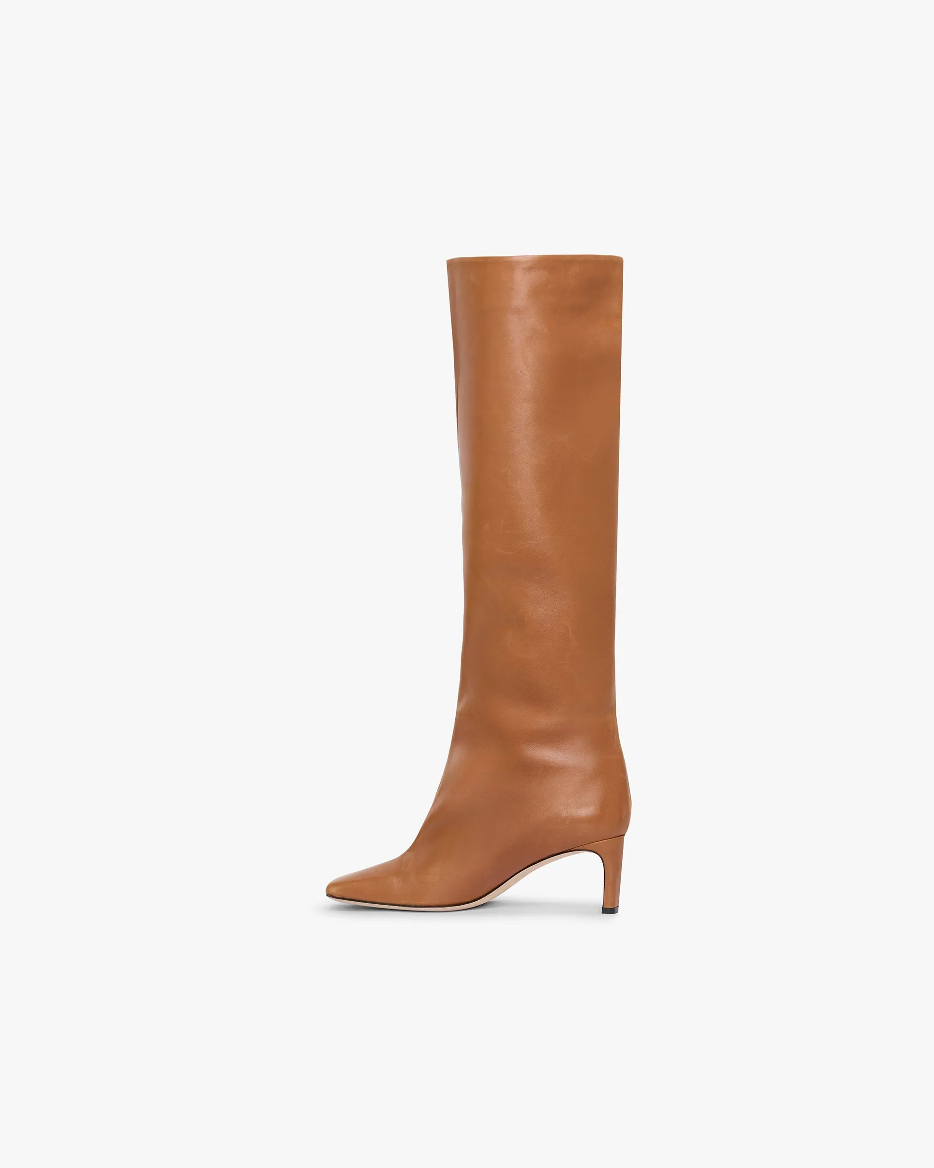 Square Toe Knee Boot - Tan sold by Represent product image thumbnail 3