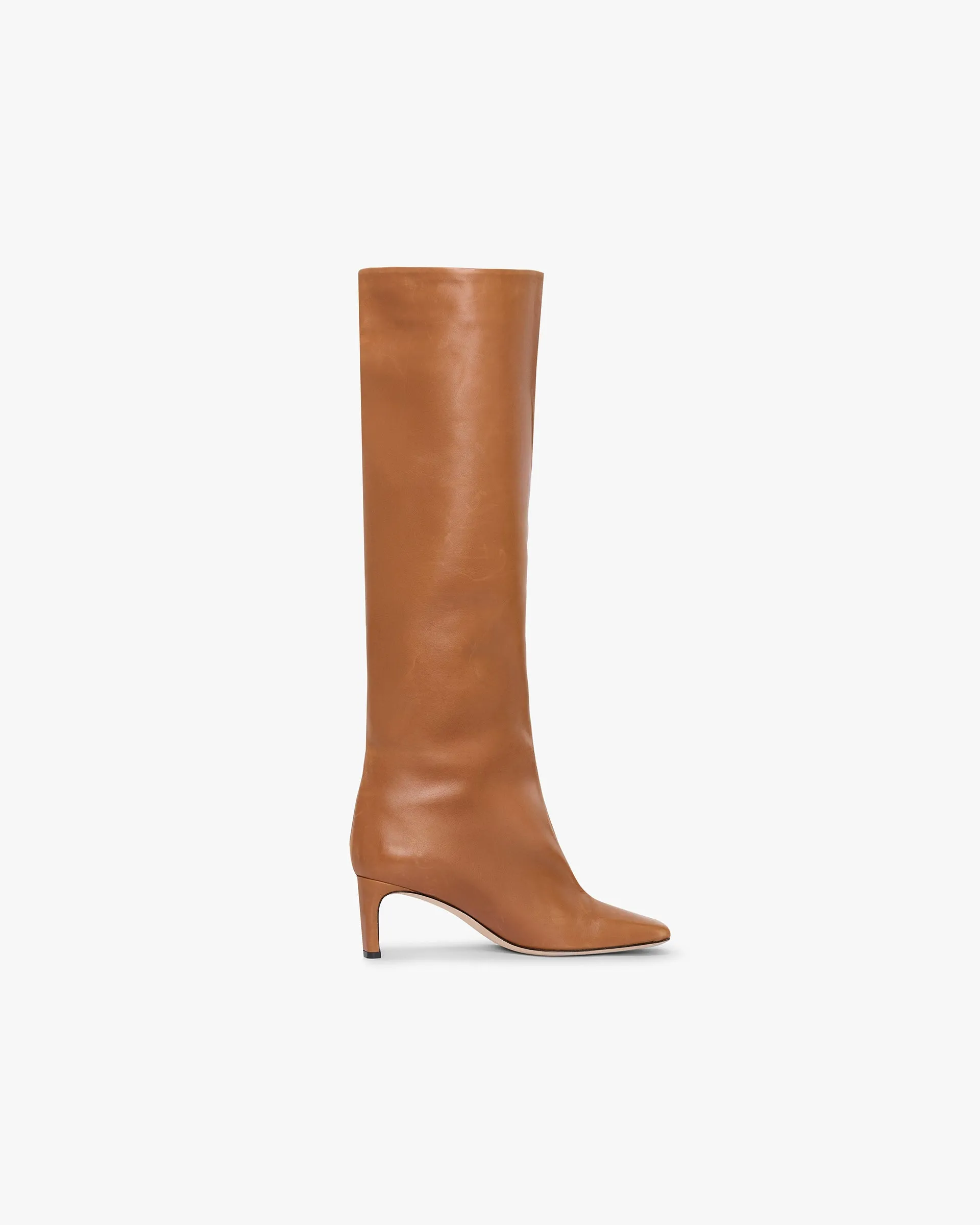 Square Toe Knee Boot - Tan sold by Represent