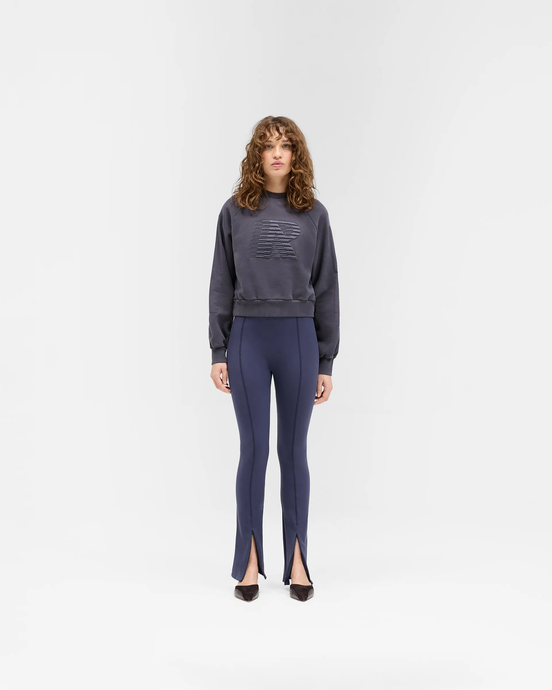Reverse Long Sleeve Top - Washed Grey sold by Represent product image thumbnail 5