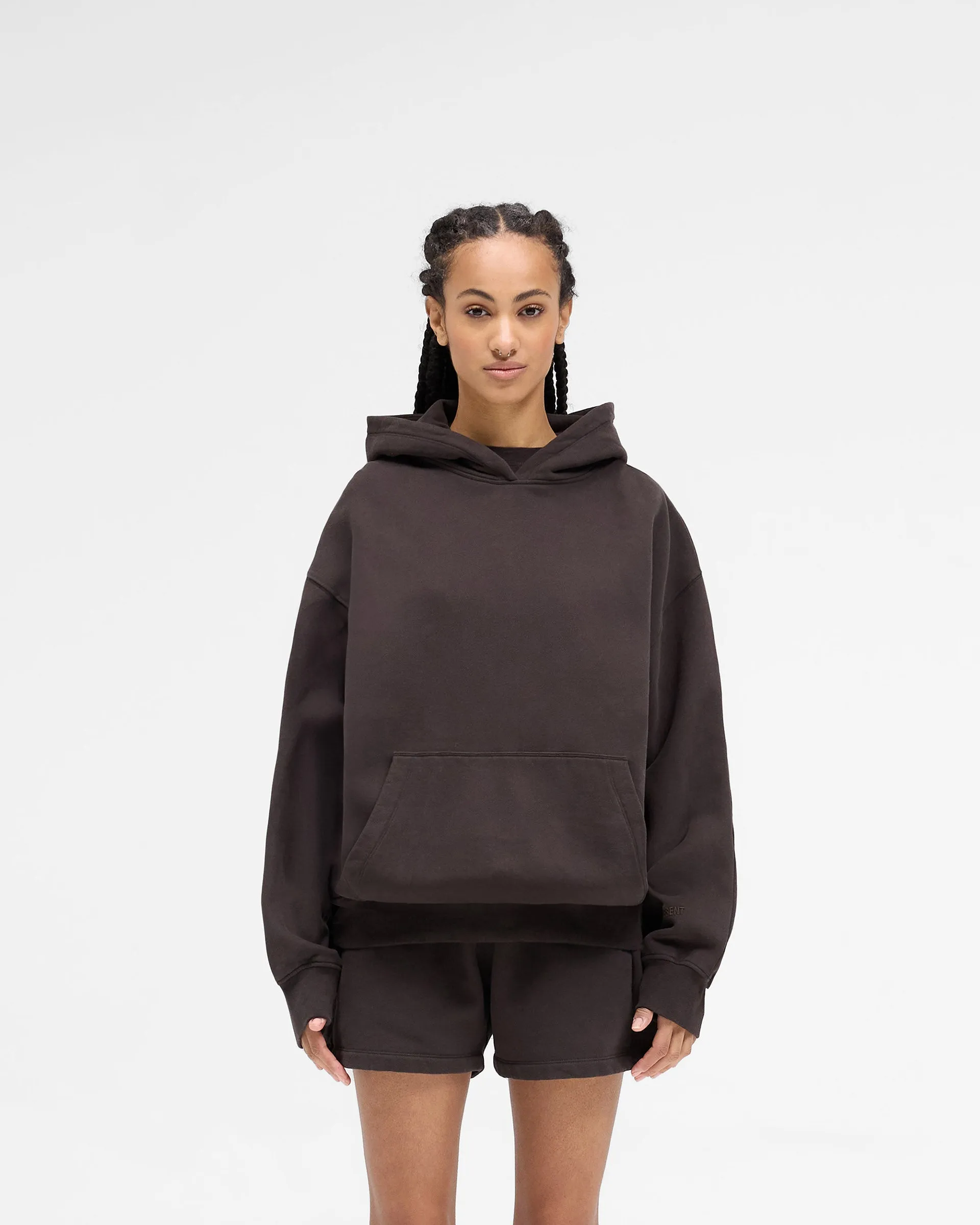 Owners Club Boyfriend Hoodie - Black Coffee sold by Represent product image thumbnail 3