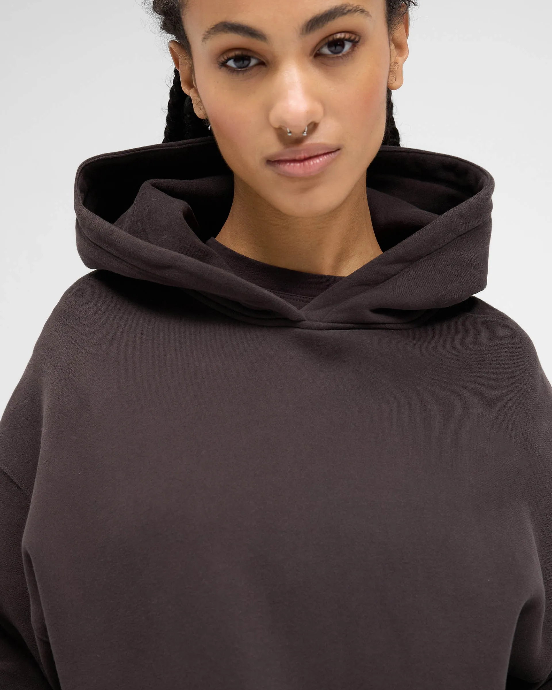 Owners Club Boyfriend Hoodie - Black Coffee sold by Represent product image thumbnail 5