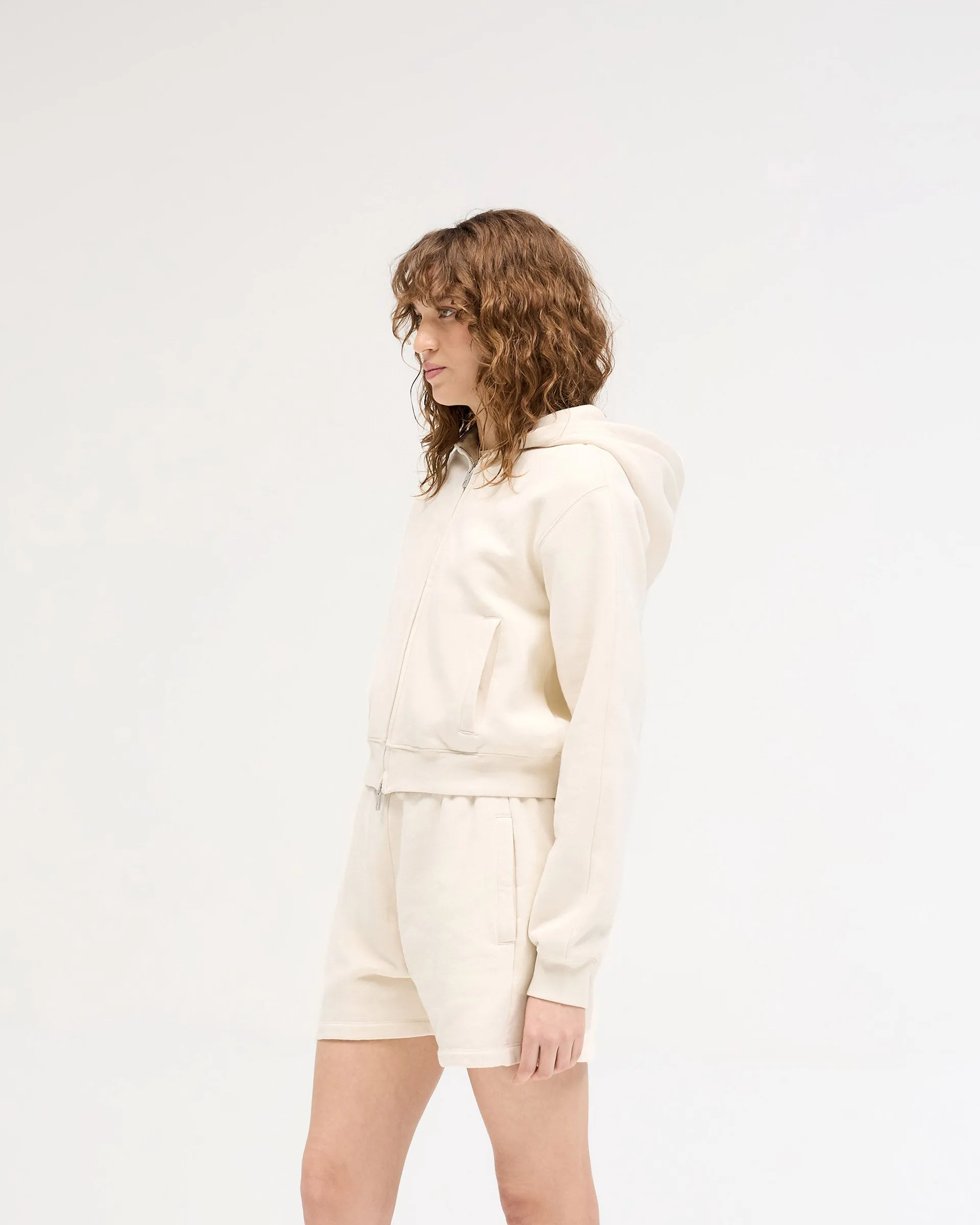 Owners Club Slim Zip Hoodie - Oat Milk sold by Represent product image thumbnail 2