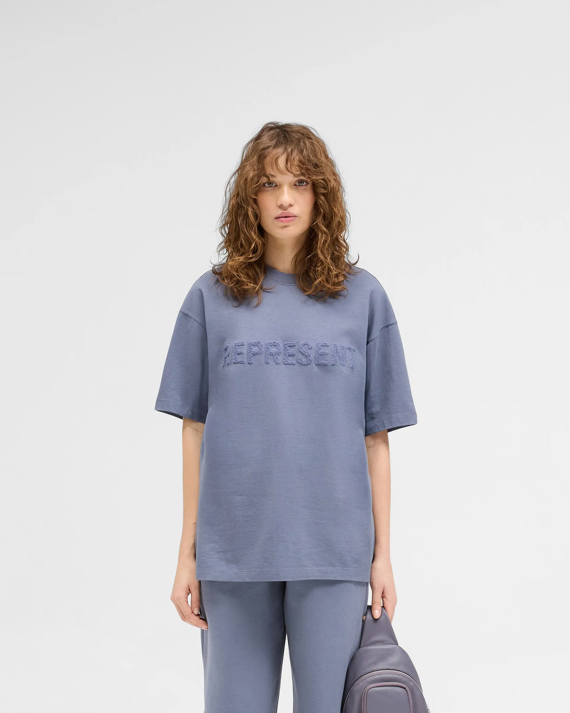Owners Club Boyfriend T-Shirt - Steel Blue sold by Represent product image thumbnail 3