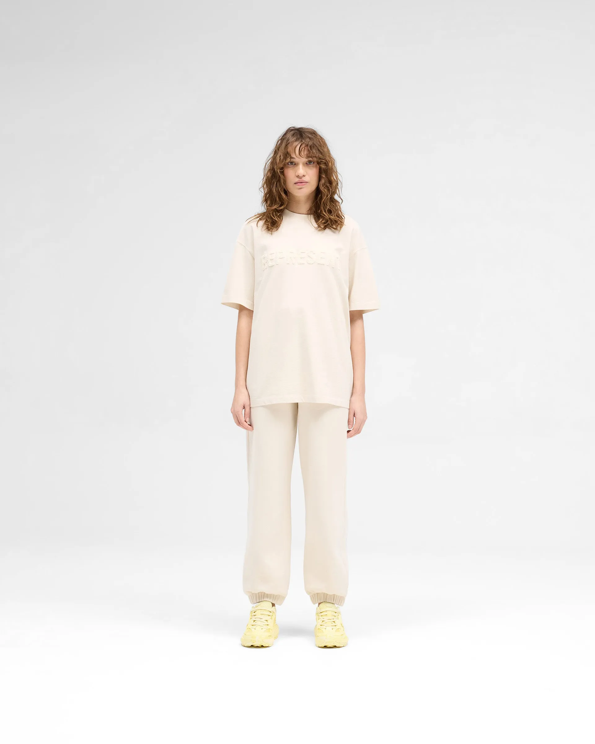 Owners Club Boyfriend T-Shirt - Oat Milk sold by Represent product image thumbnail 5