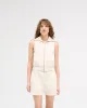 Owners Club Gilet - Oat Milk sold by Represent