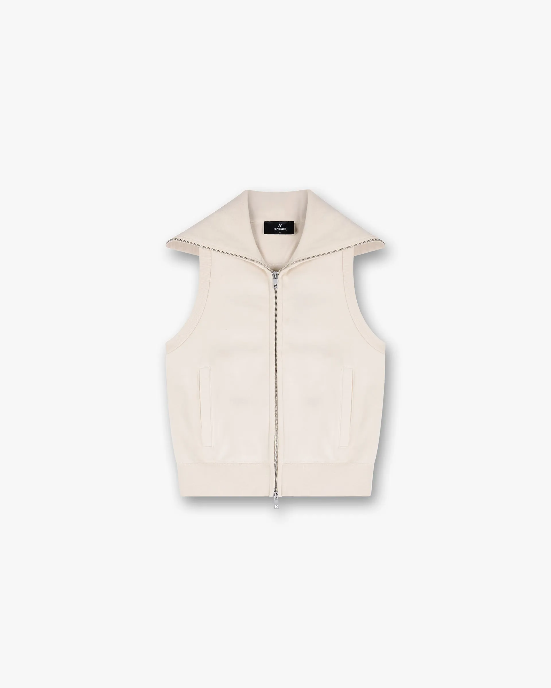 Owners Club Gilet - Oat Milk sold by Represent
