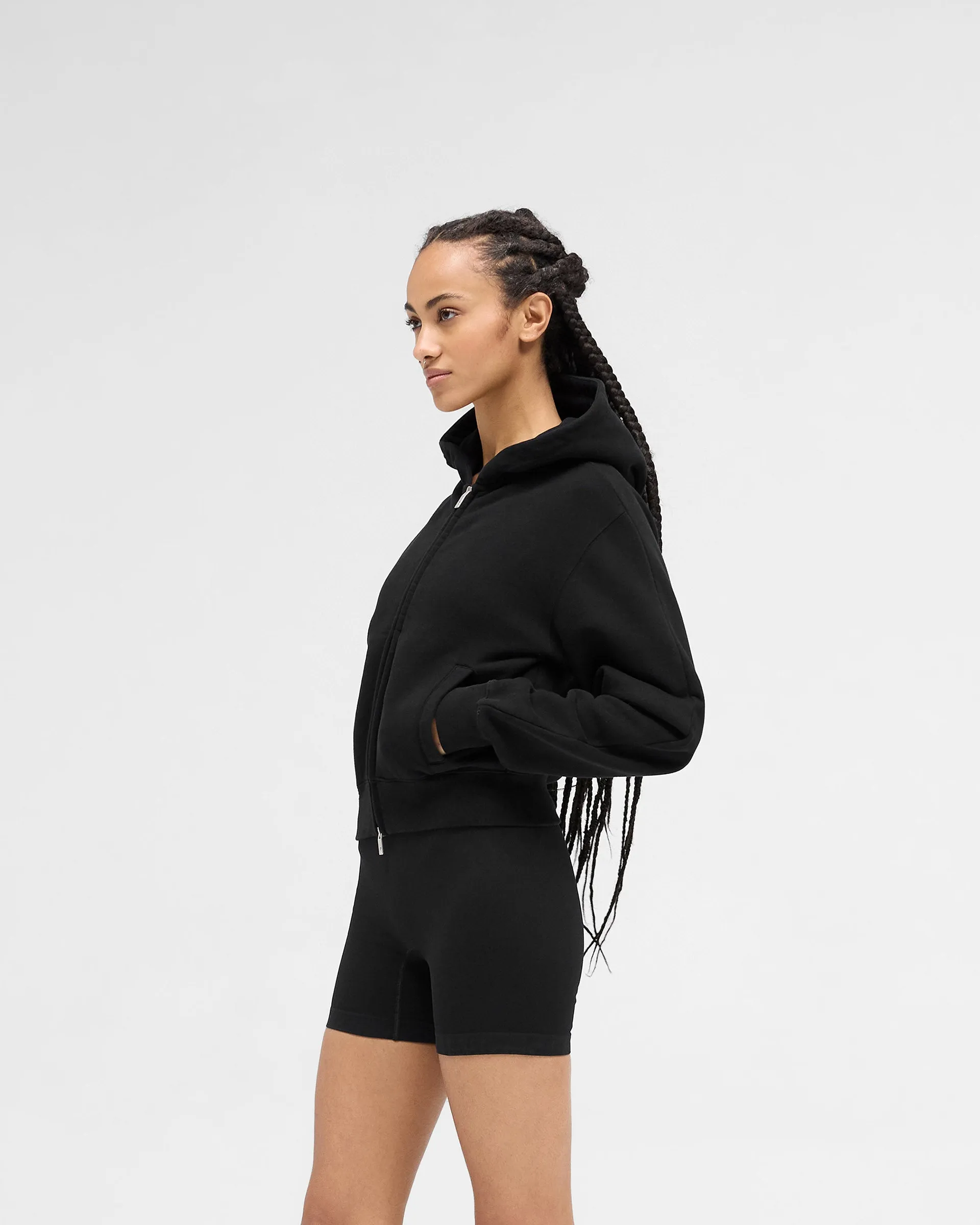 Owners Club Slim Zip Hoodie - Jet Black sold by Represent product image thumbnail 2