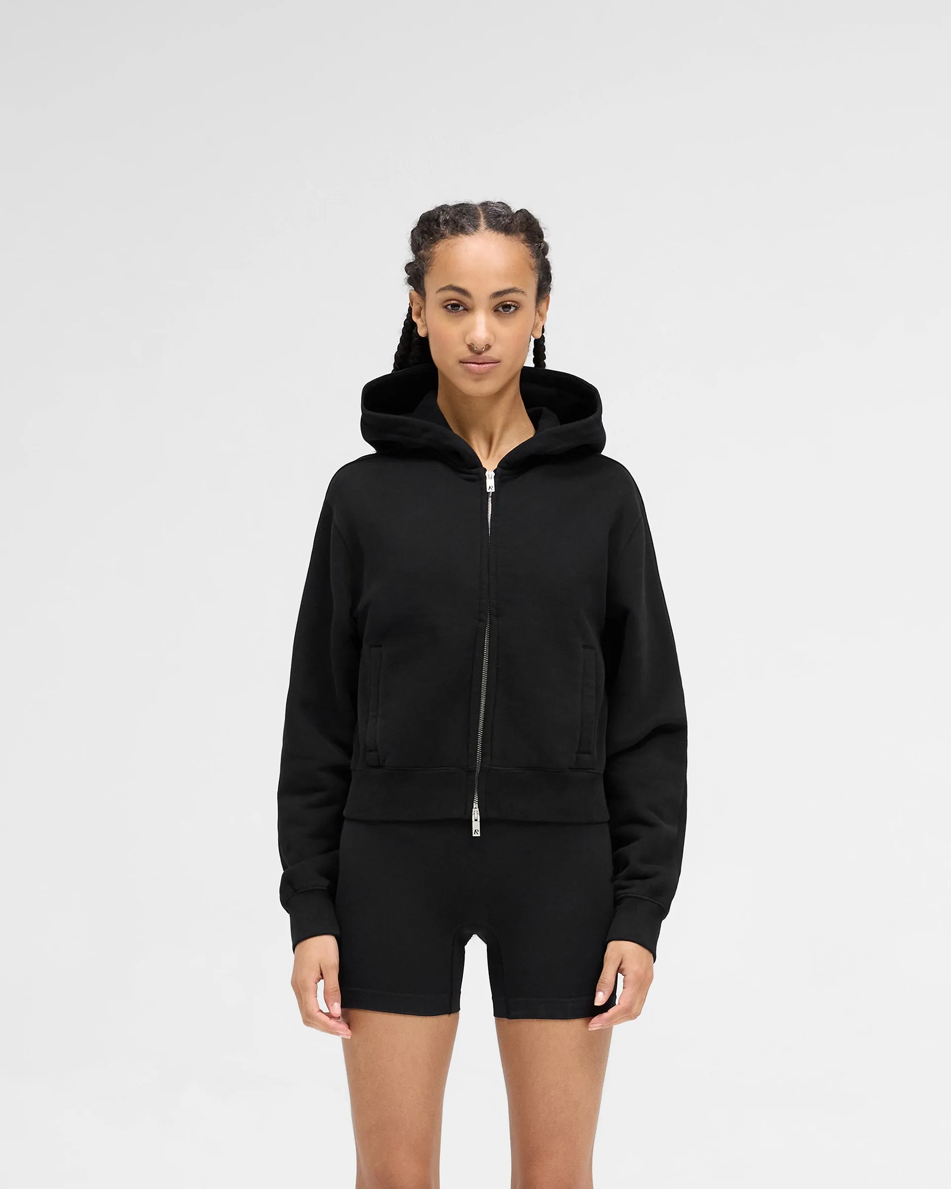 Owners Club Slim Zip Hoodie - Jet Black sold by Represent product image thumbnail 3
