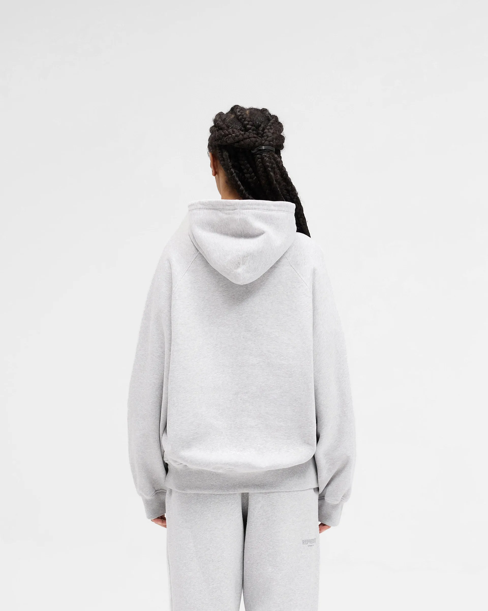 Owners Club Boyfriend Hoodie - Grey Marl sold by Represent product image thumbnail 4
