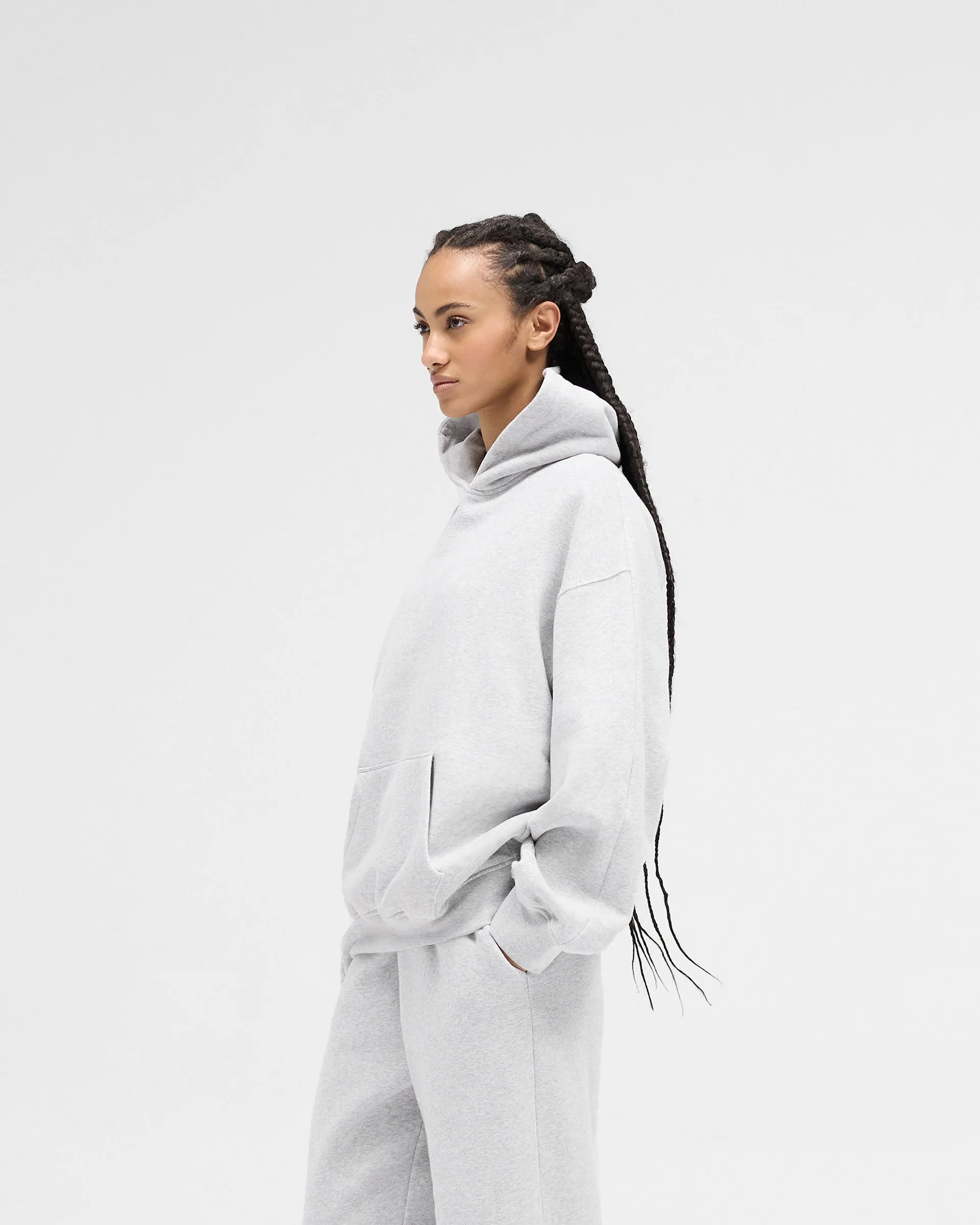 Owners Club Boyfriend Hoodie - Grey Marl sold by Represent product image thumbnail 2