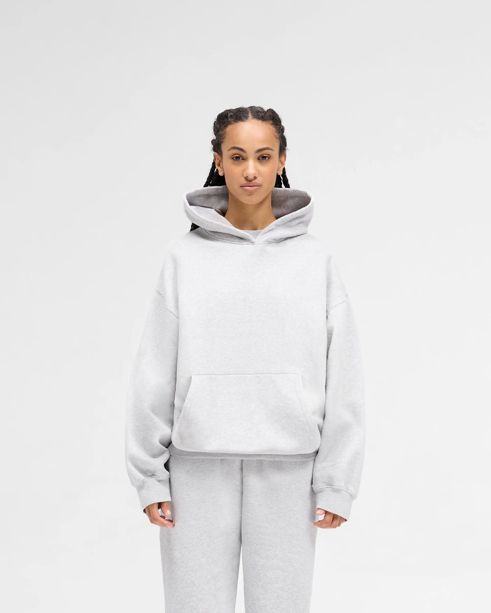 Owners Club Boyfriend Hoodie - Grey Marl sold by Represent product image thumbnail 3