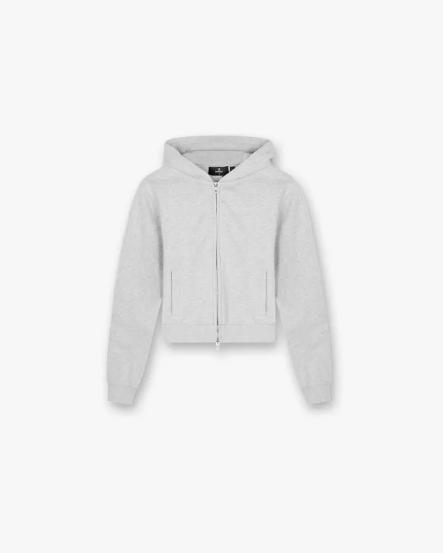 Owners Club Slim Zip Hoodie - Grey Marl sold by Represent