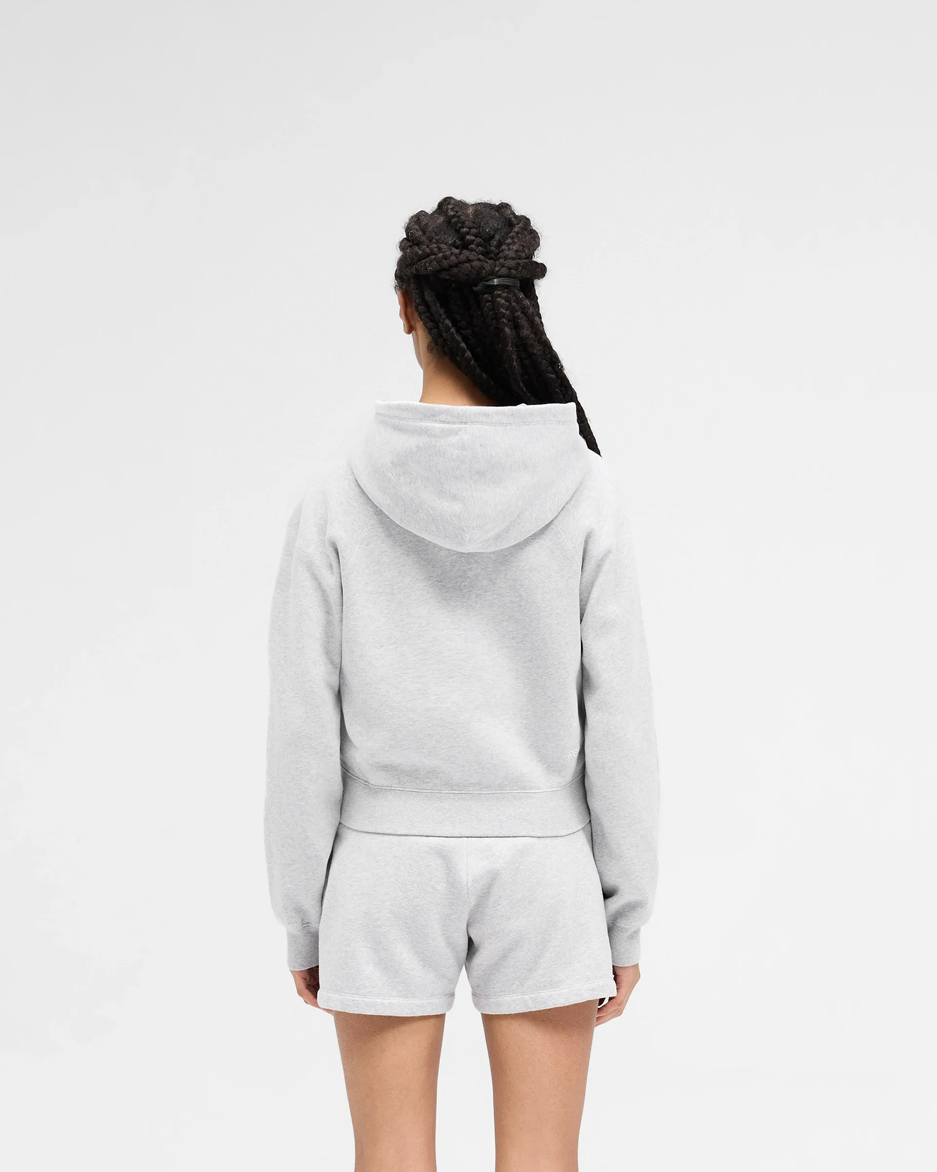 Owners Club Slim Zip Hoodie - Grey Marl sold by Represent product image thumbnail 4
