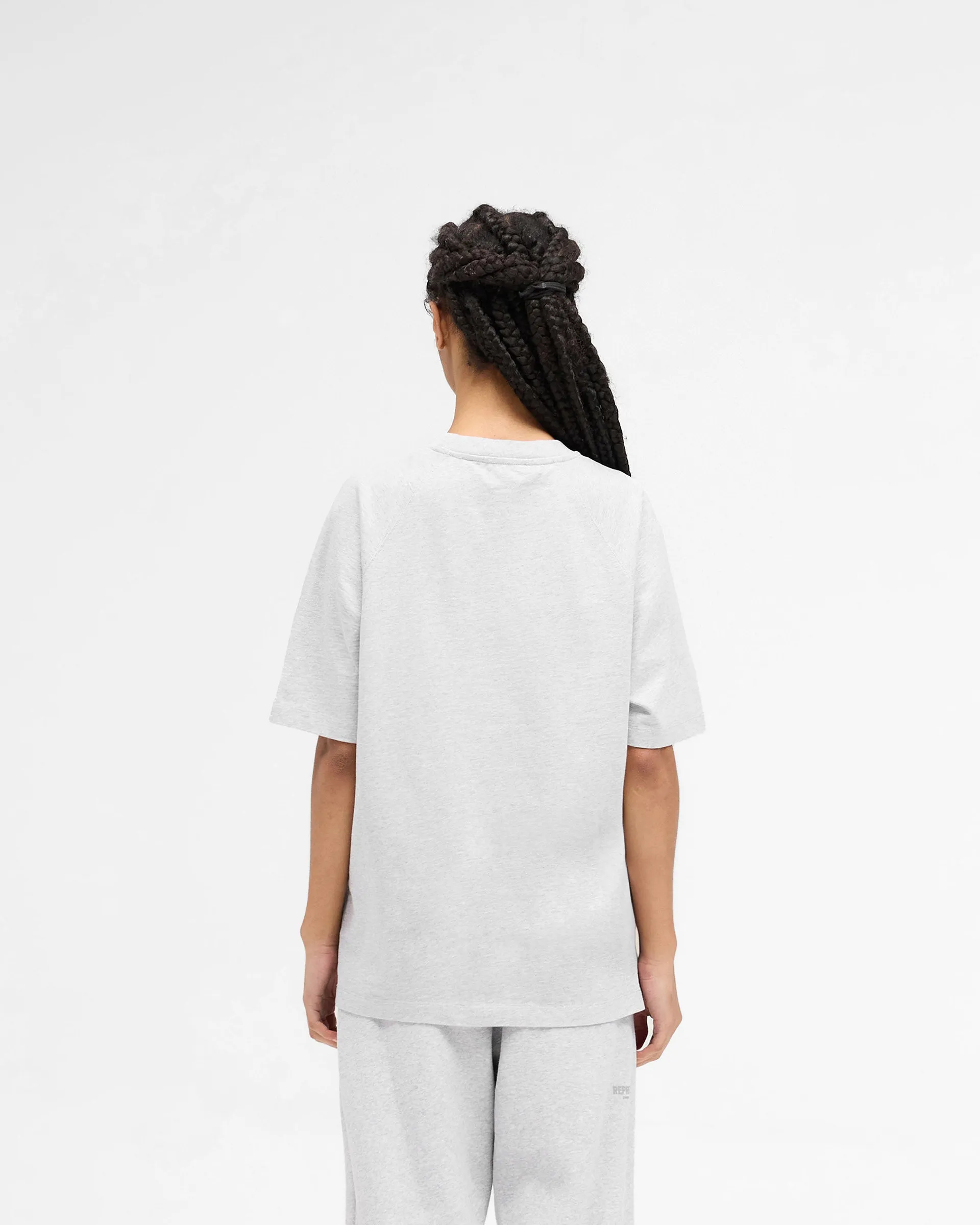 Owners Club Boyfriend T-Shirt - Grey Marl sold by Represent product image thumbnail 4
