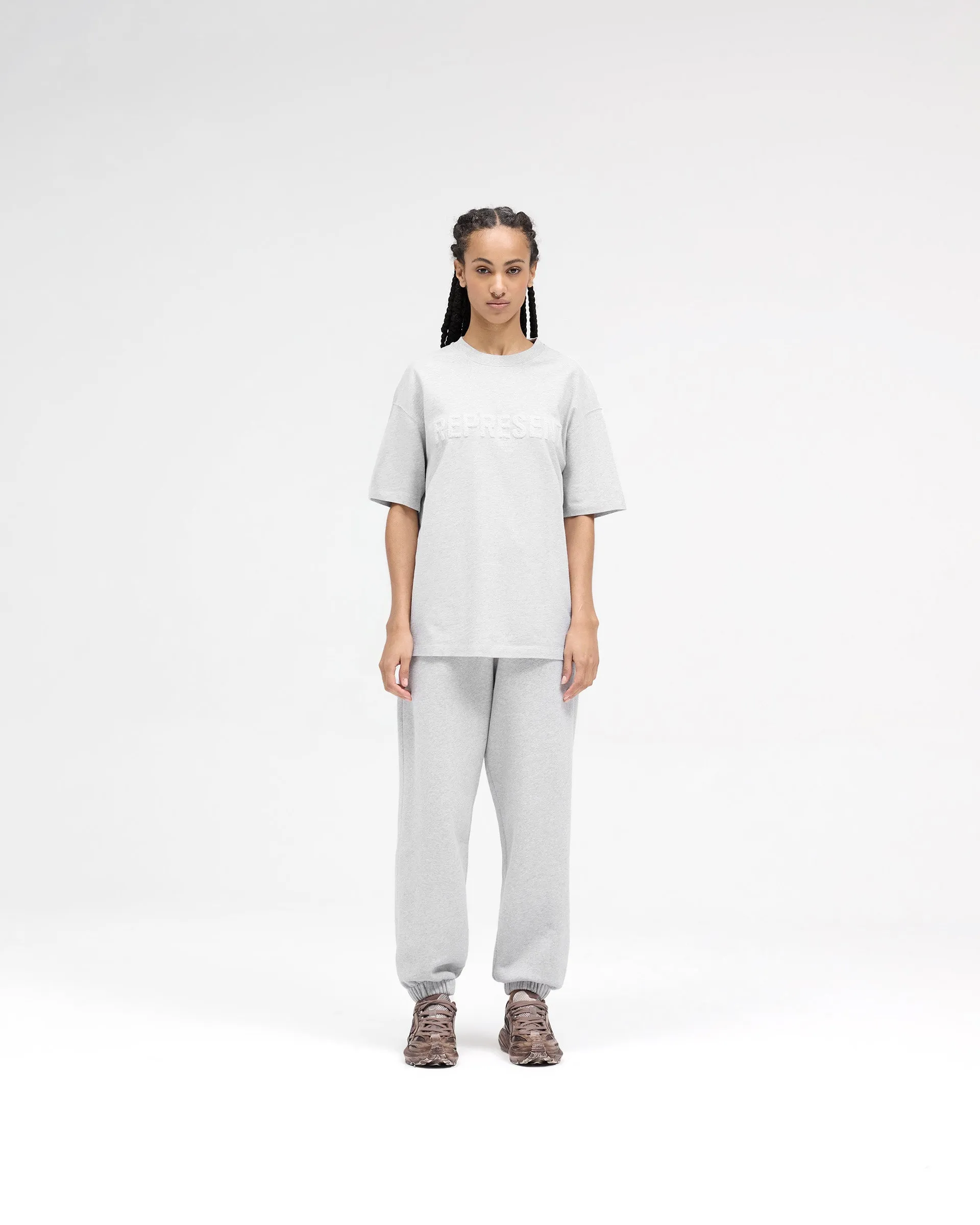 Owners Club Boyfriend T-Shirt - Grey Marl sold by Represent product image thumbnail 5
