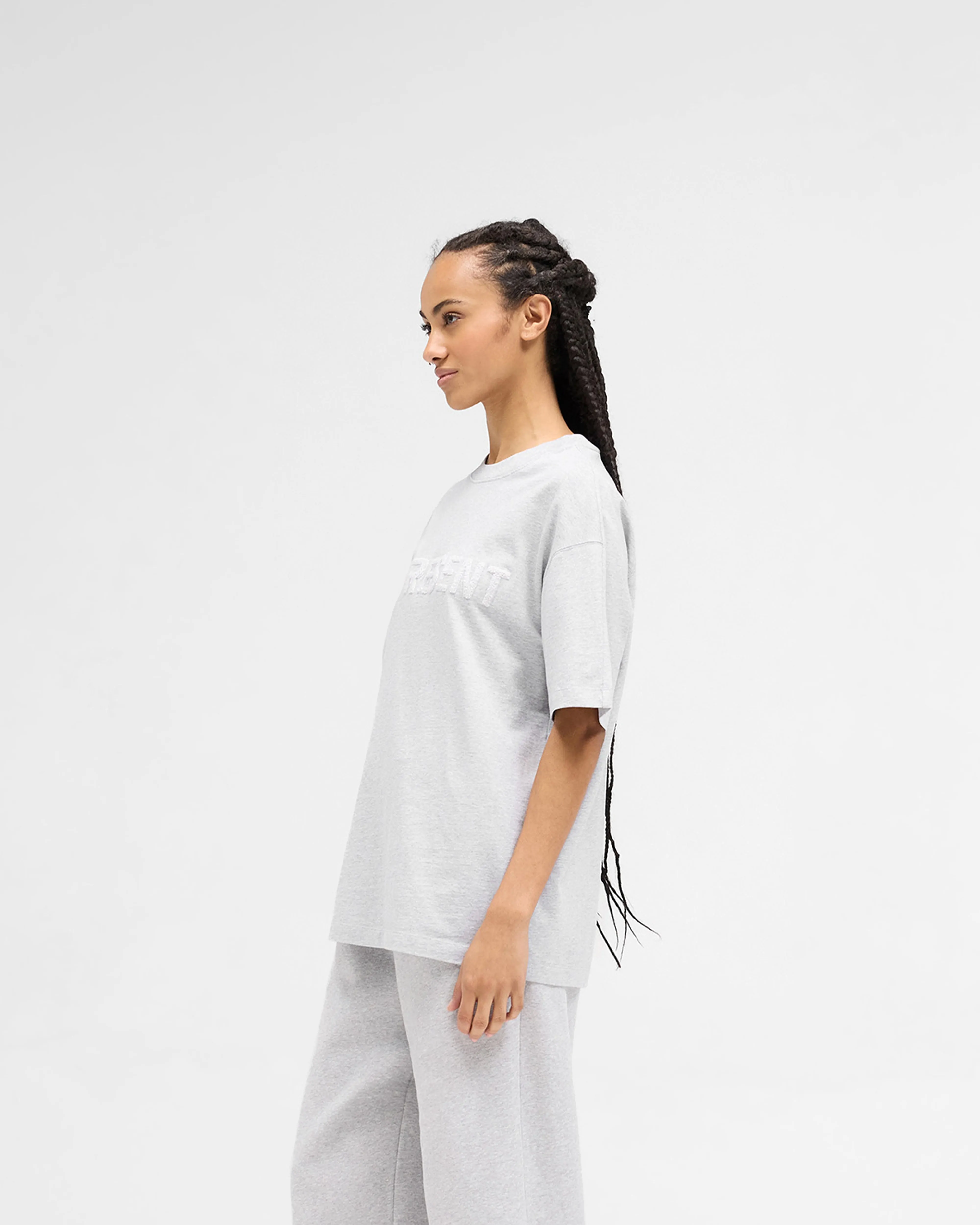 Owners Club Boyfriend T-Shirt - Grey Marl sold by Represent product image thumbnail 2