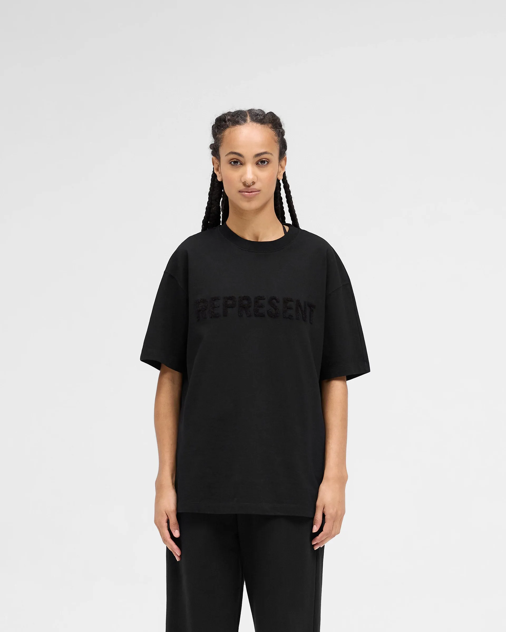 Owners Club Boyfriend T-Shirt - Jet Black sold by Represent product image thumbnail 3