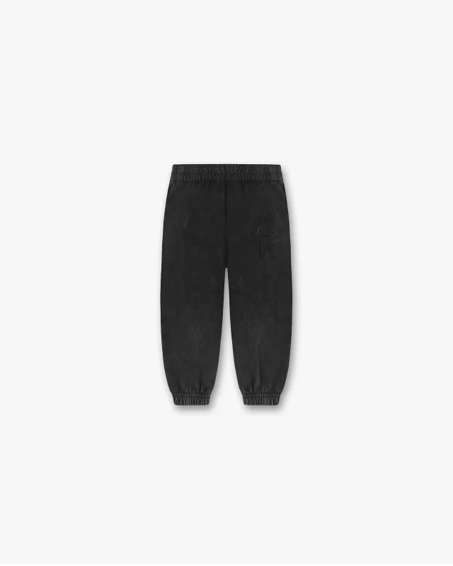 Mini Rep Applique Sweatpants - Vintage Black sold by Represent