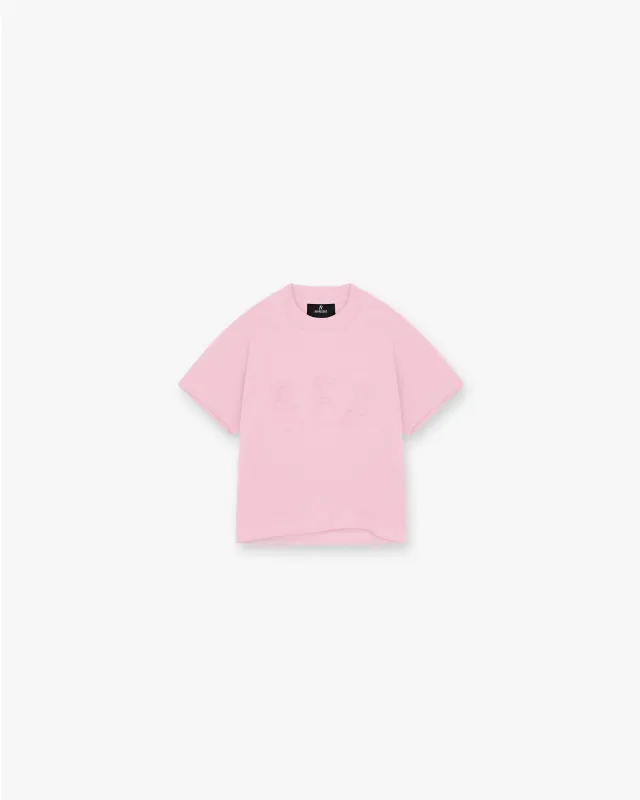 Mini Rep Applique T-Shirt - Candy Pink sold by Represent