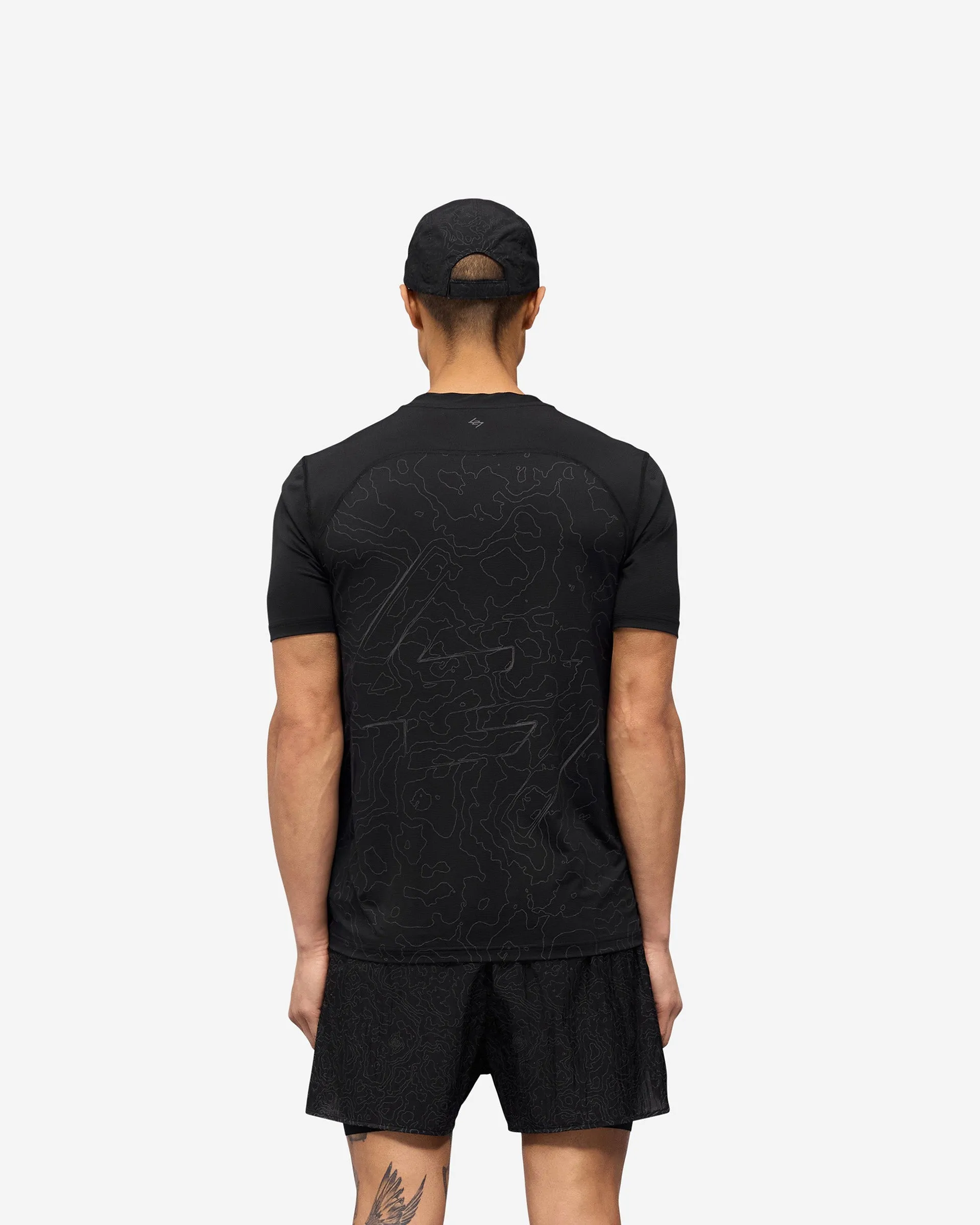 247 Contour Run T-Shirt - Black sold by Represent product image thumbnail 5