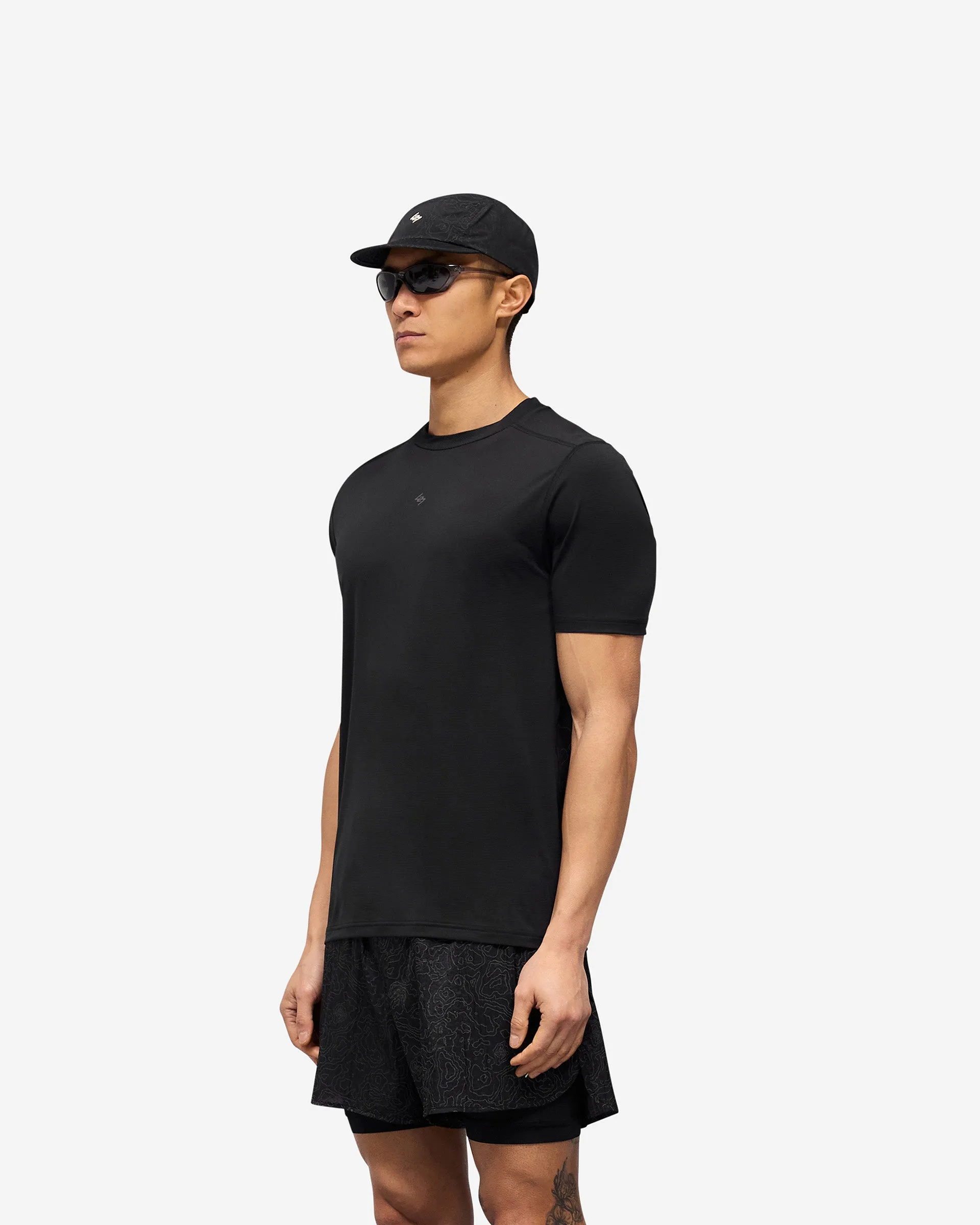 247 Contour Run T-Shirt - Black sold by Represent product image thumbnail 4