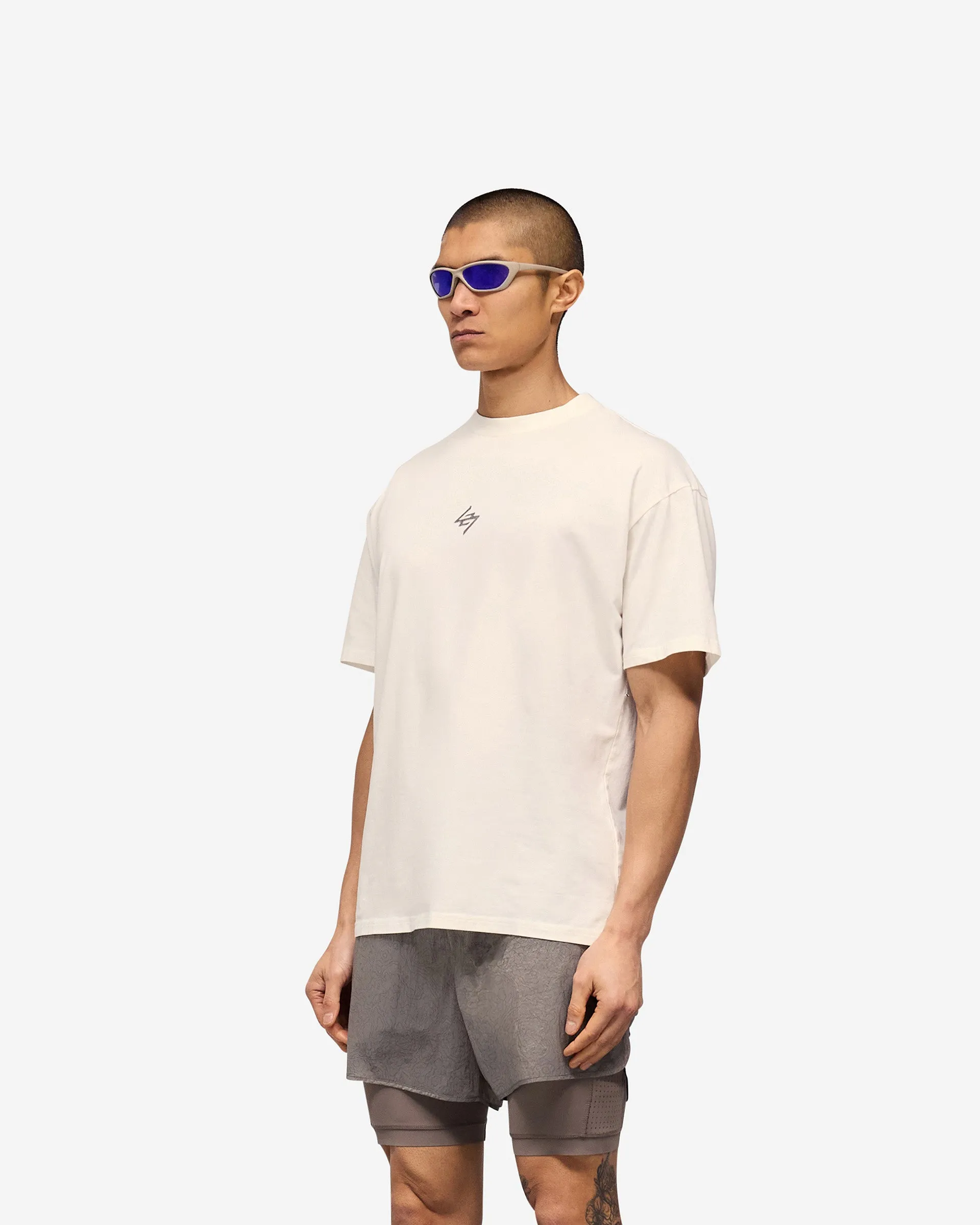 247 Motion Oversized T-Shirt - Flat White sold by Represent product image thumbnail 4