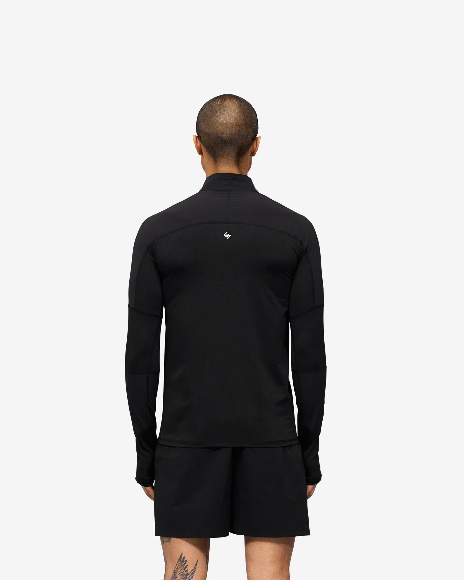 247 Run Quarter Zip - Jet Black sold by Represent product image thumbnail 5